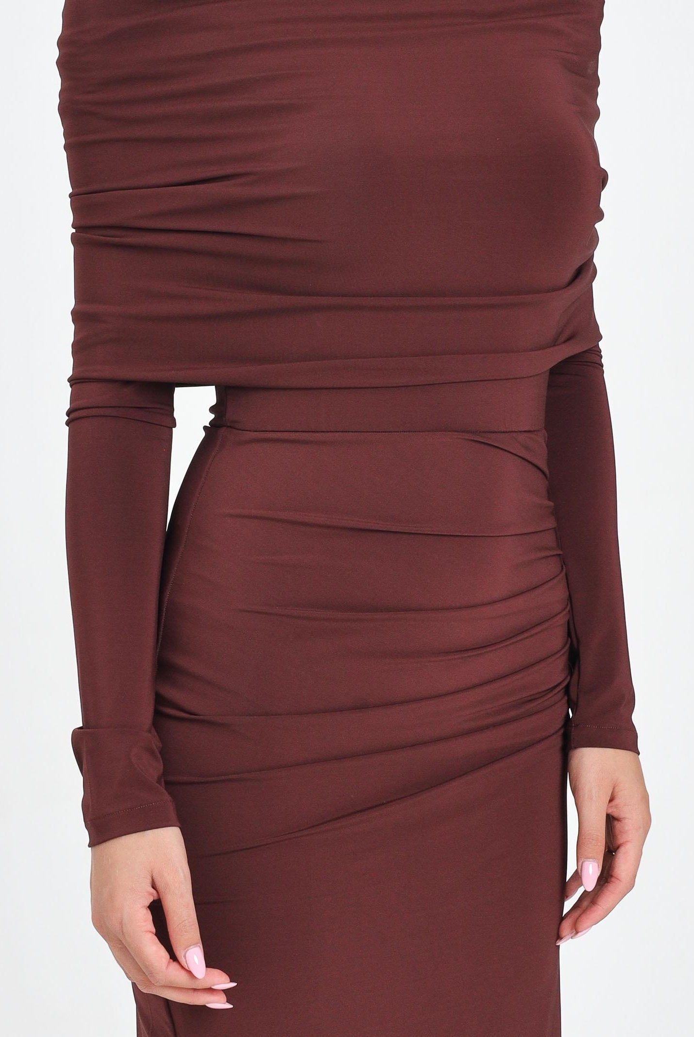 MAX MARA Abito midi bordeaux da donna 2526626051600 002 MAX MARA