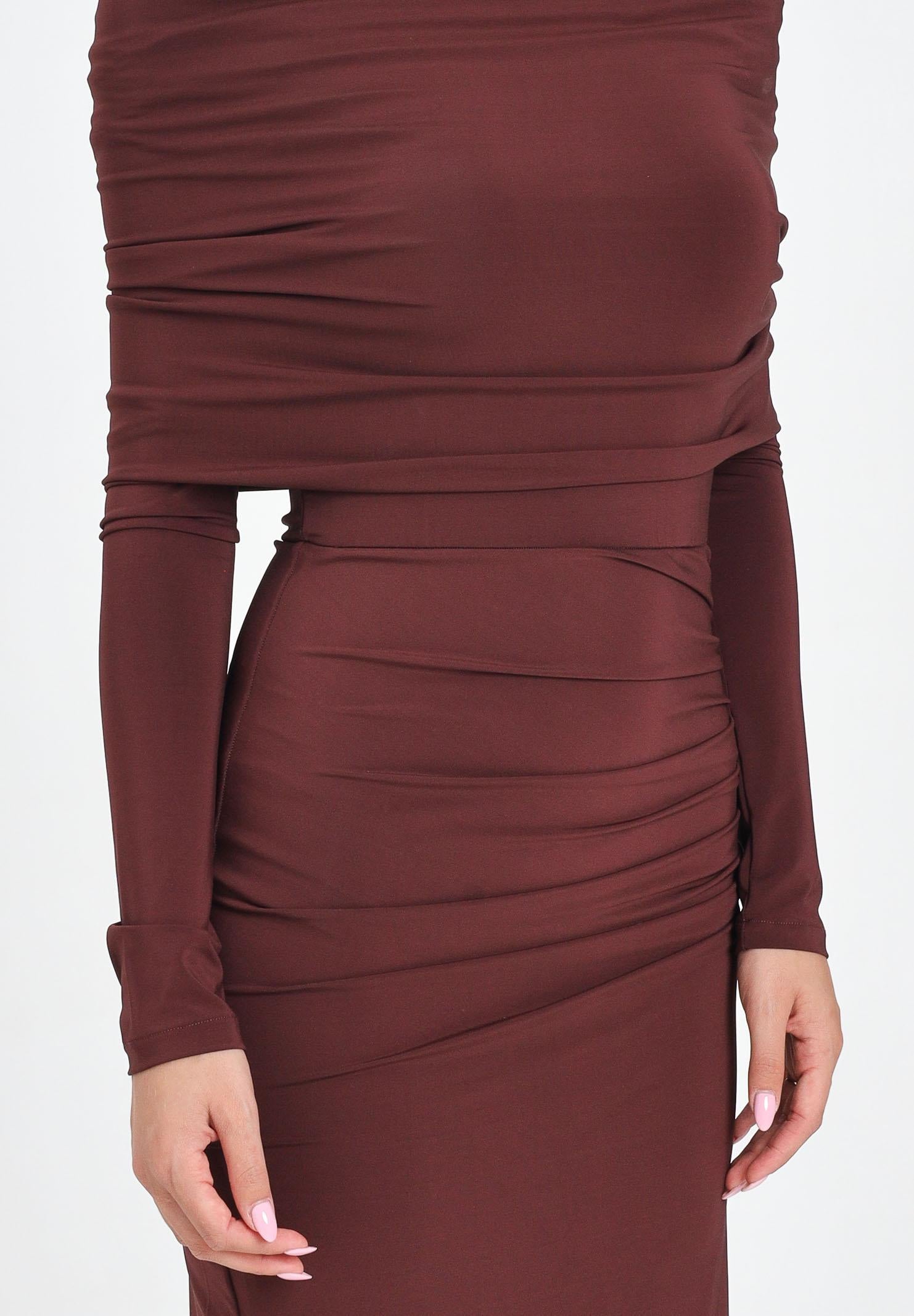 MAX MARA Abito midi bordeaux da donna 2526626051600 002 MAX MARA