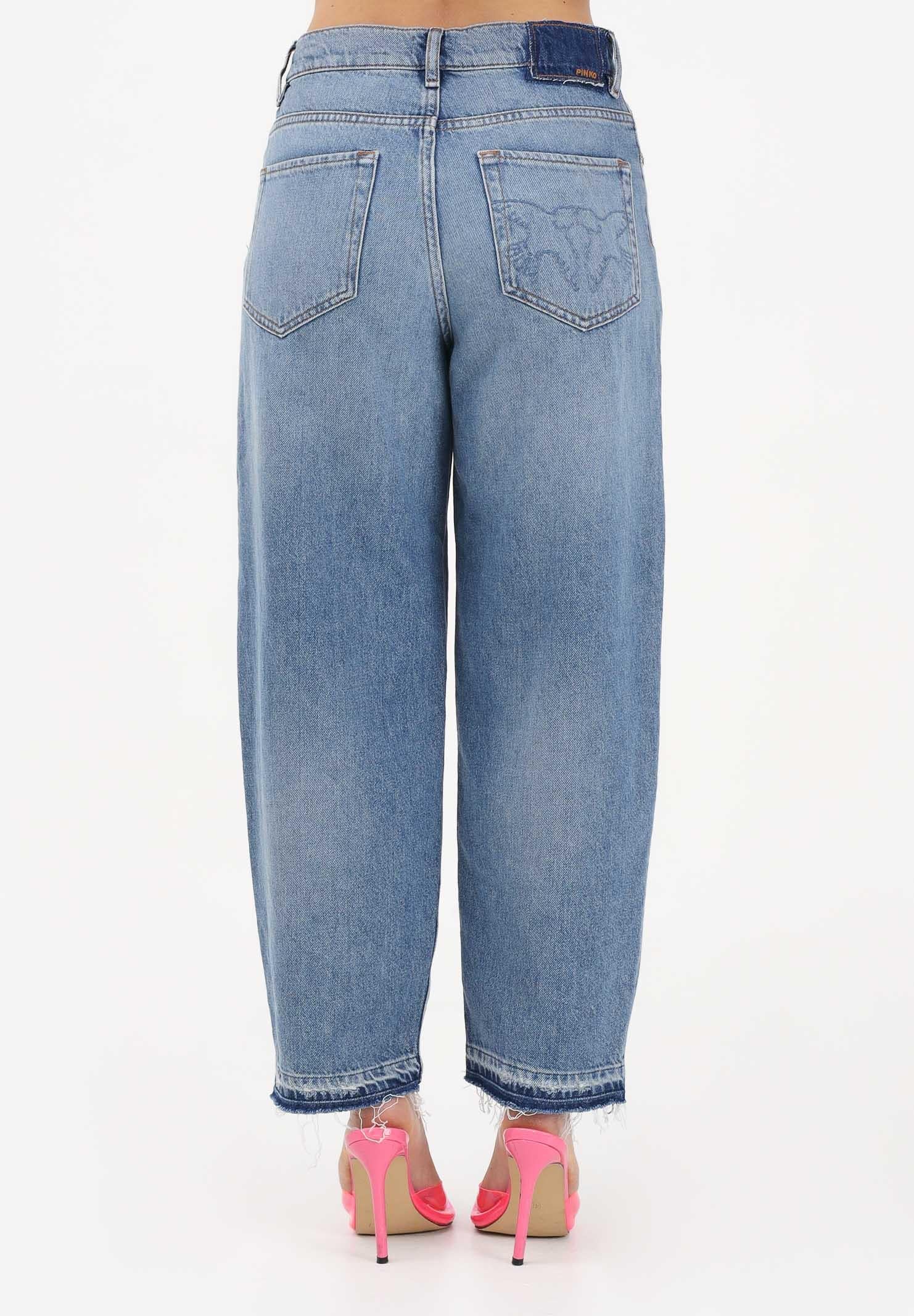 PINKO Jeans balloon fit in denim medio da donna 103857A341 PJF PINKO