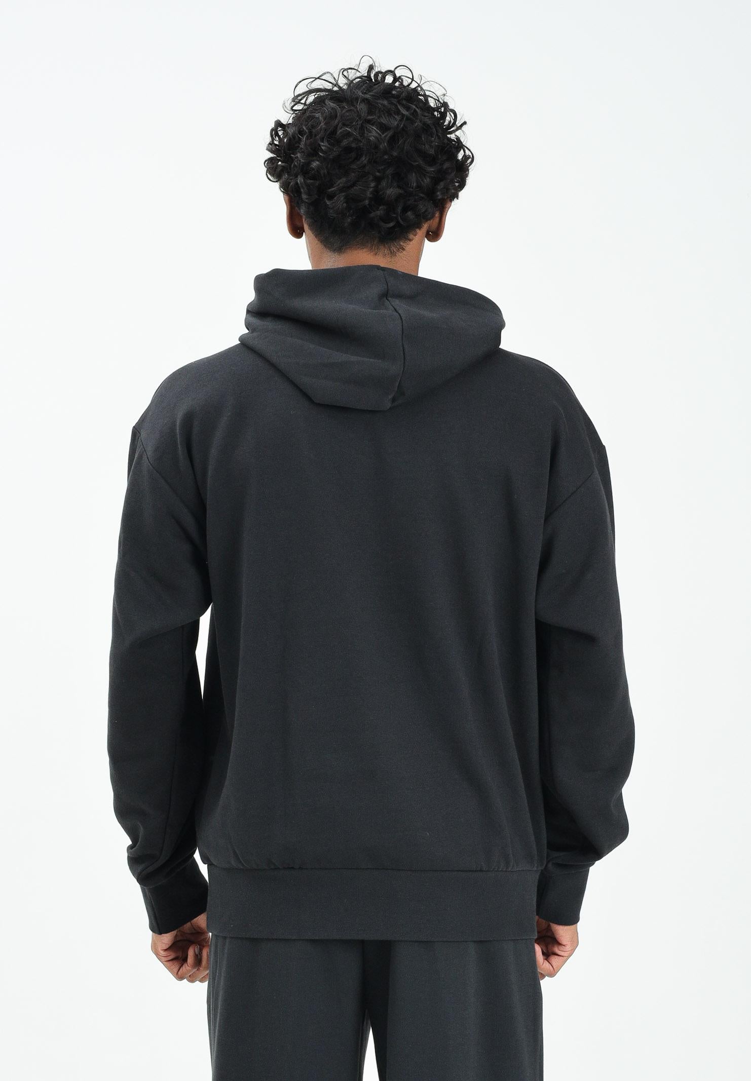 ADIDAS PERFORMANCE Felpa con cappuccio Essentials Big Logo French Terry nera da uomo IN6159 . ADIDAS PERFORMANCE