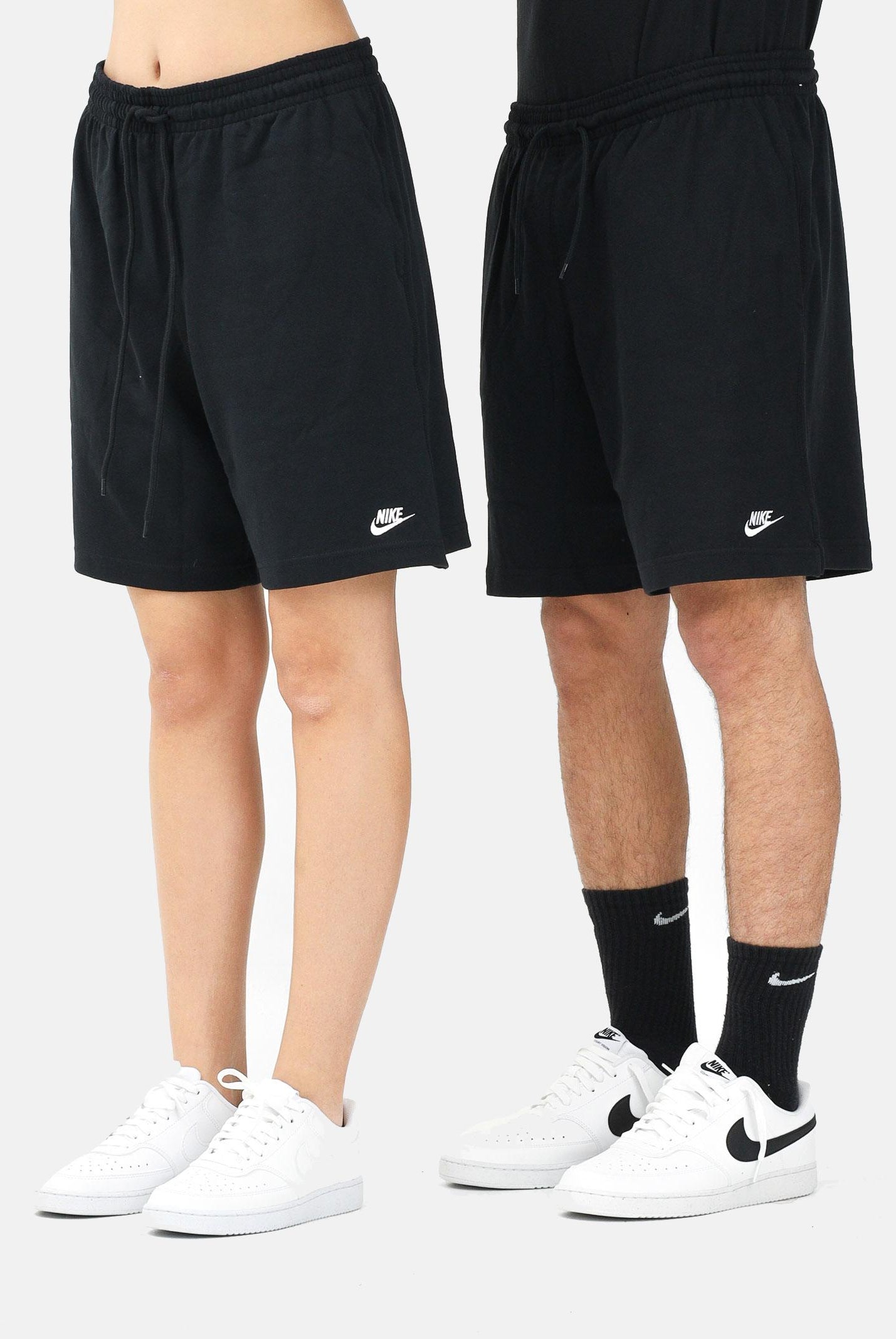 NIKE Shorts sportivo nero per uomo e donna con ricamo logo FQ4359 010 NIKE