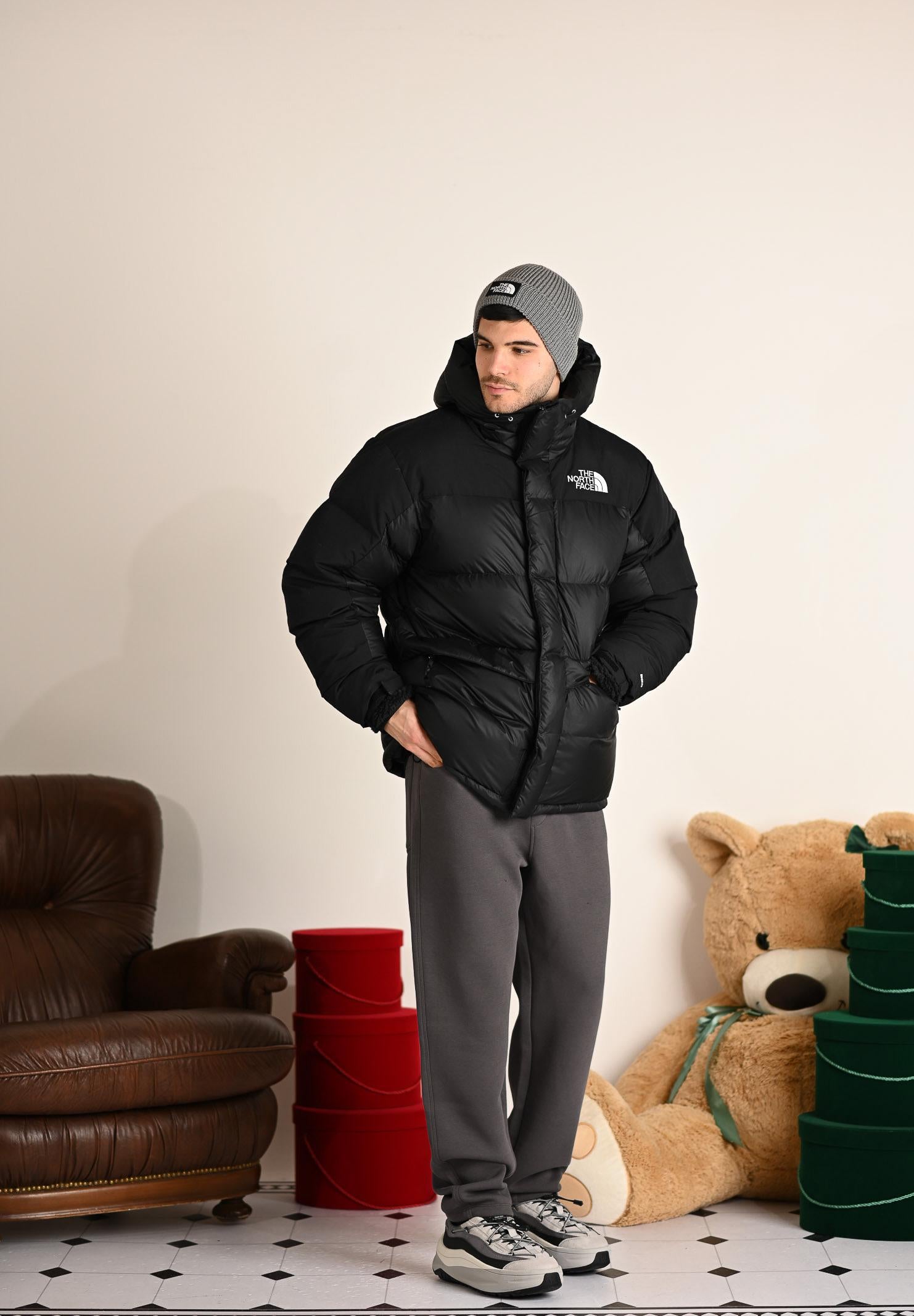 THE NORTH FACE Piumino Himalayan nero da uomo NF0A4QYXGOF1 . THE NORTH FACE
