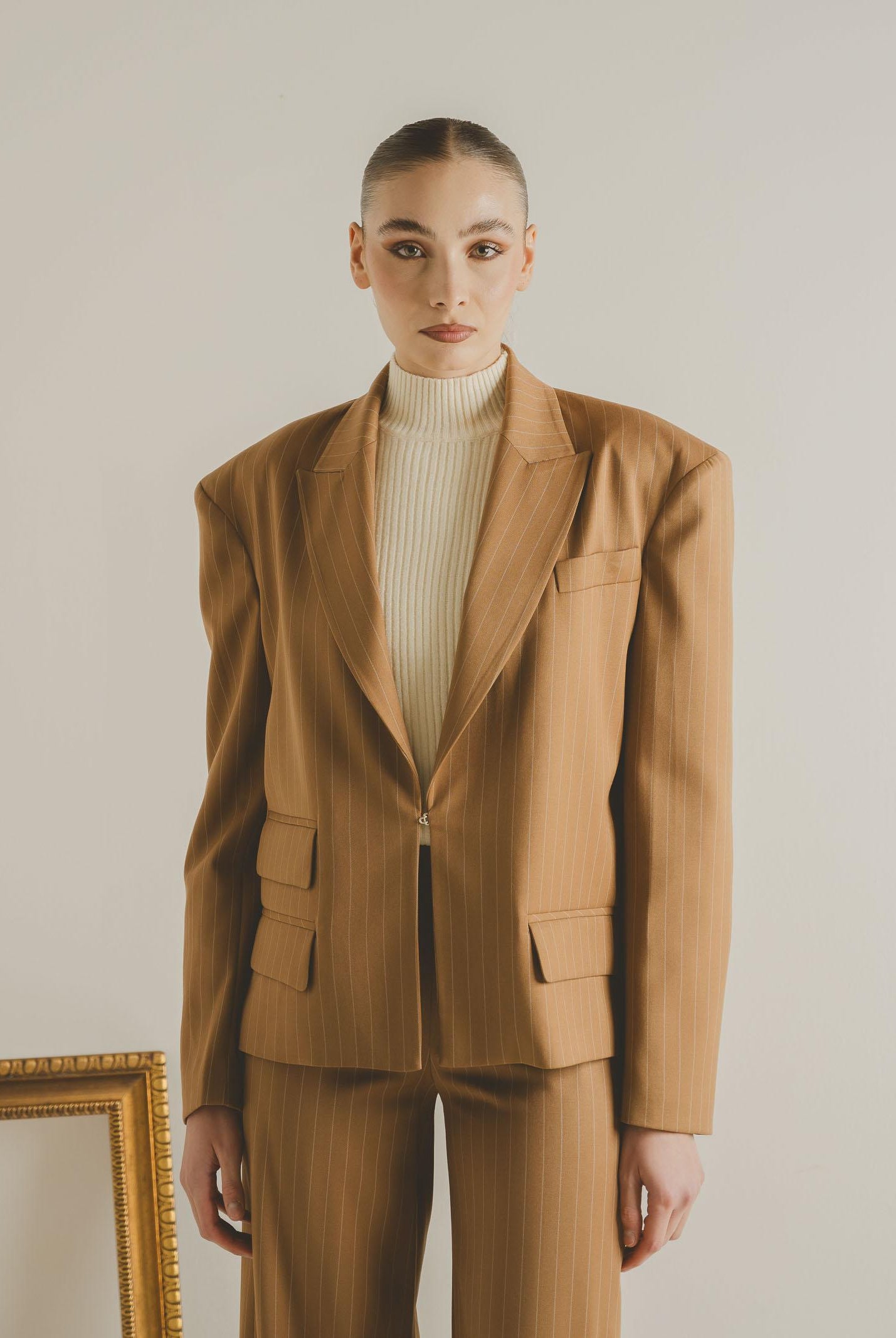 SANTAS Giacca OMBRE miele da donna PV2619 MI SANTAS