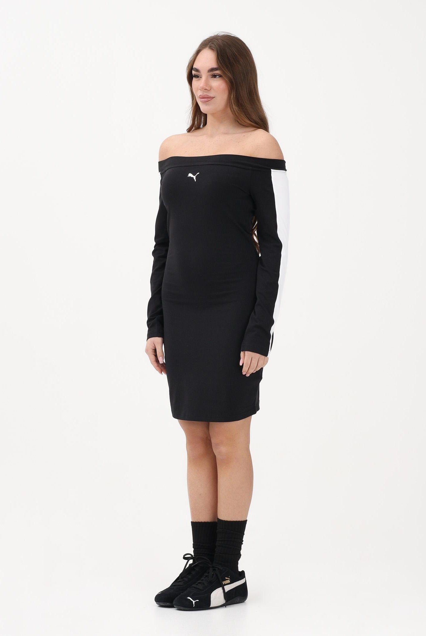 PUMA Abito corto T7 nero da donna 635383 01 PUMA