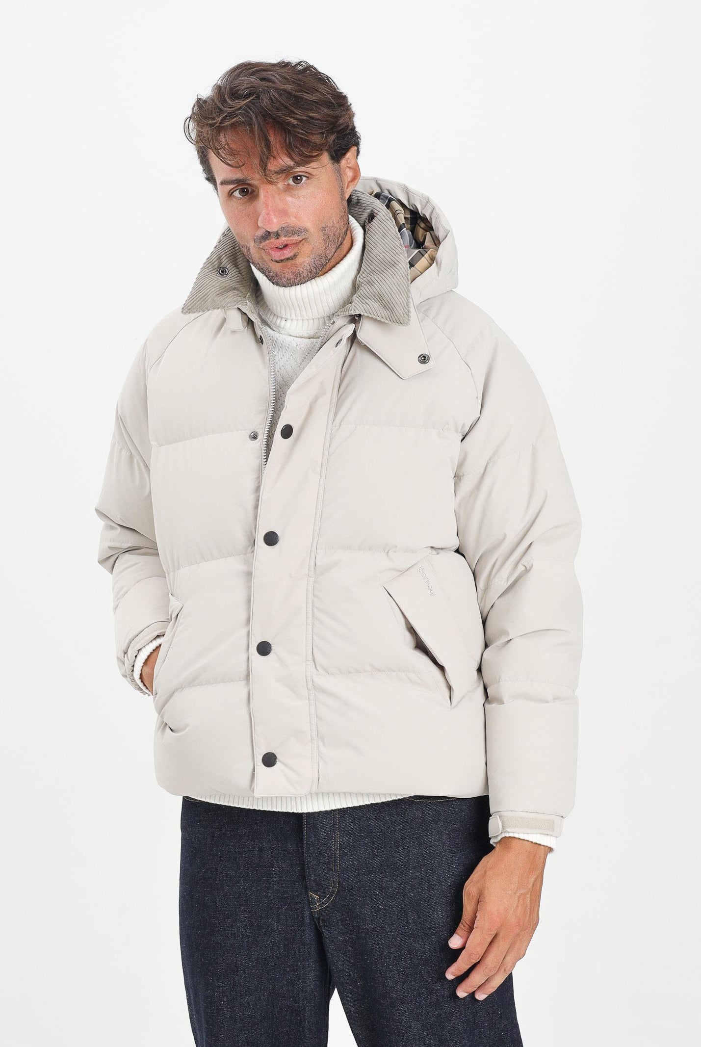 BARBOUR Piumino Barbour Oversized Transport panna da uomo 252MMQU1799 ST31 BARBOUR