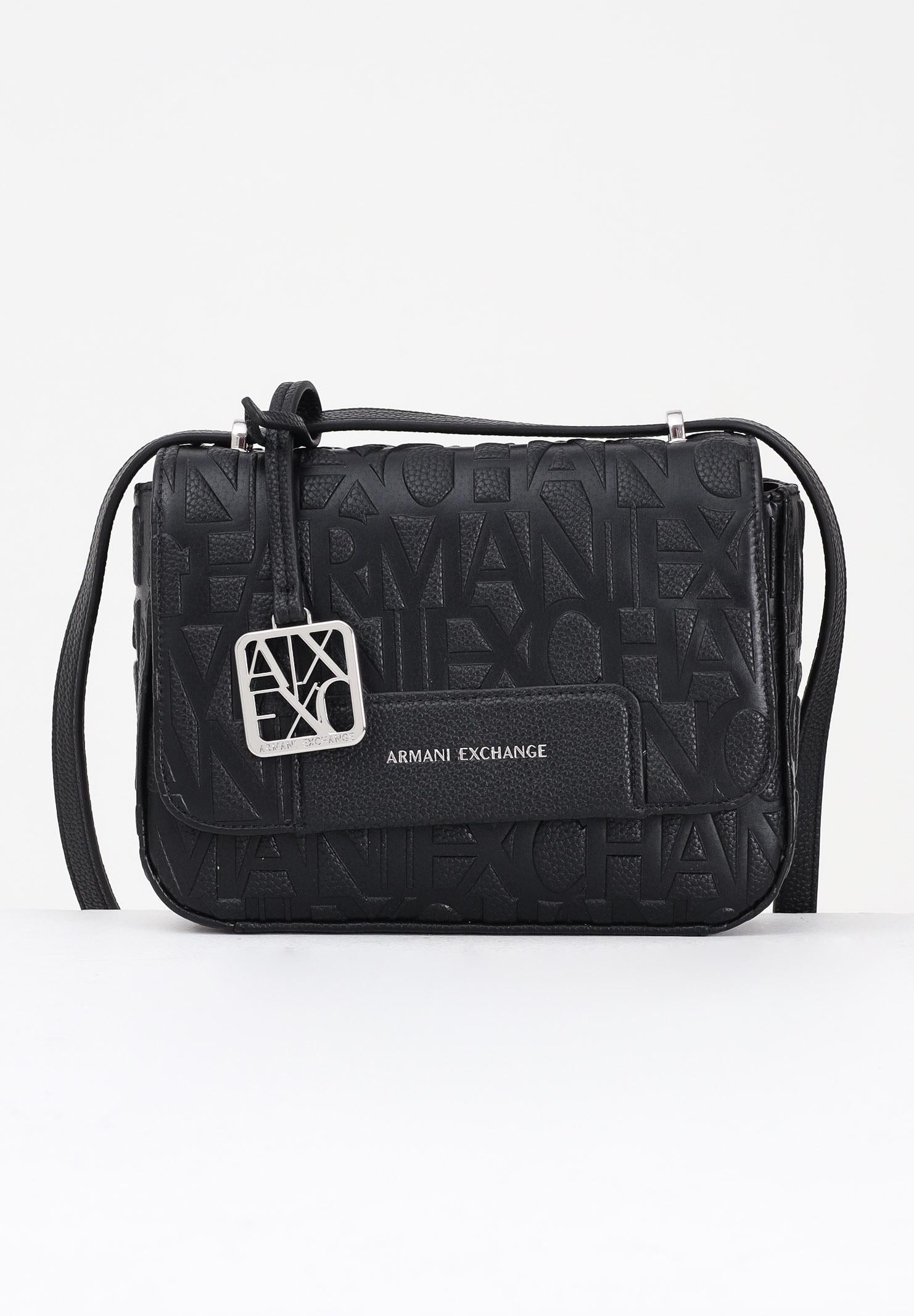 ARMANI EXCHANGE Borsa a tracolla nera da donna con logo XW001577AF15774 UC001 ARMANI EXCHANGE