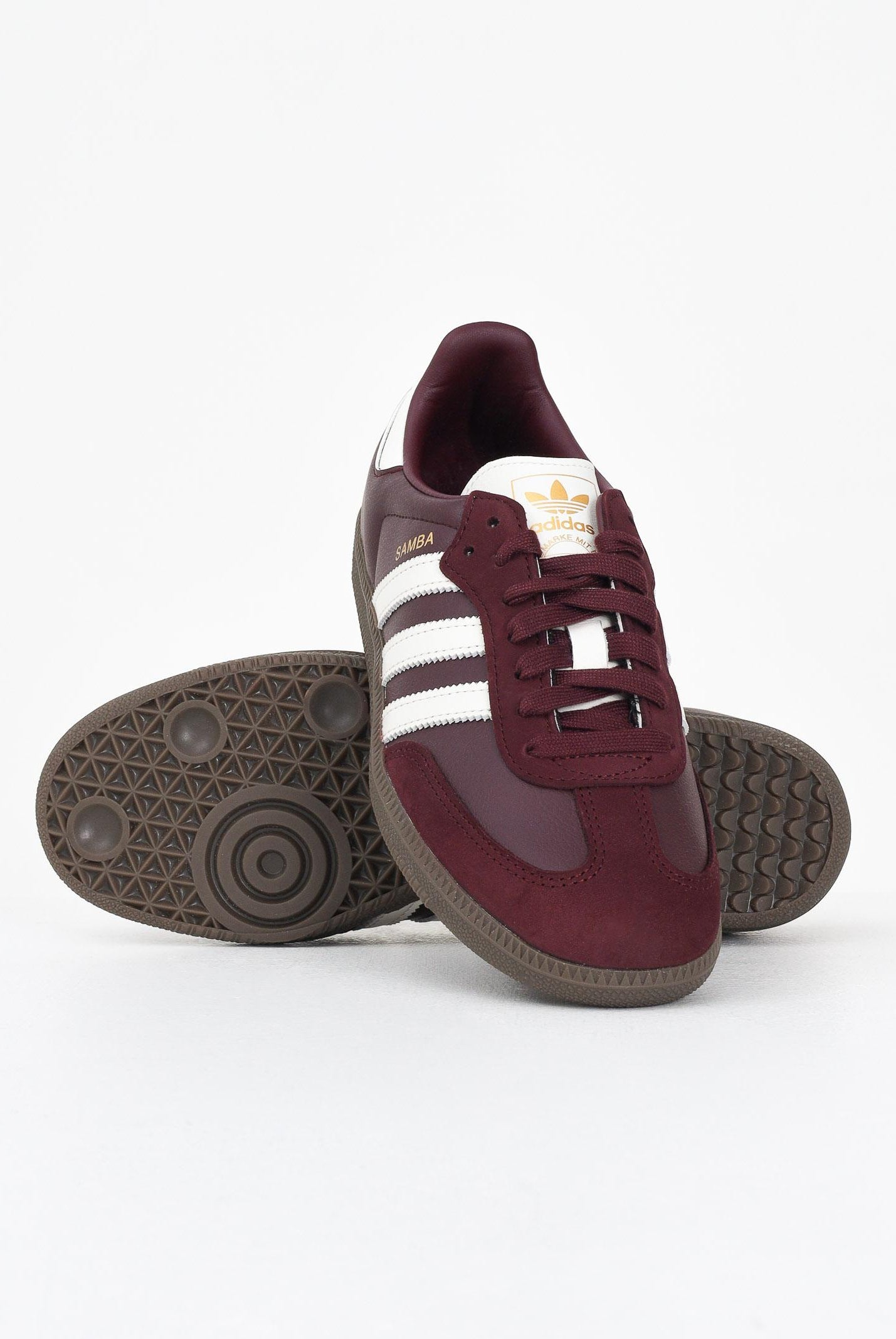 ADIDAS ORIGINALS Sneakers Samba OG bordeaux per uomo e donna JR8844 ADIDAS ORIGINALS