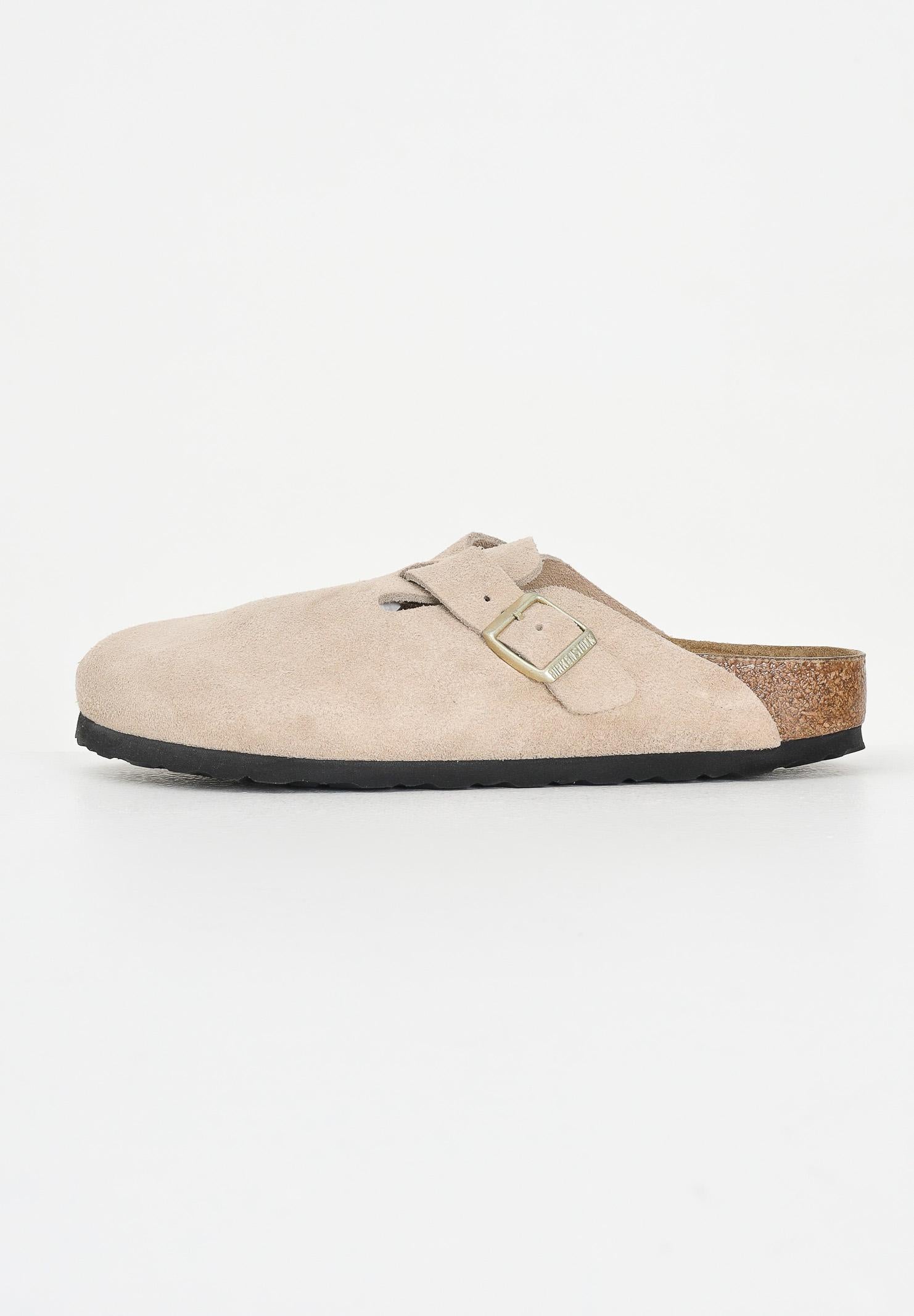 BIRKENSTOCK Ciabatte Boston beige per uomo e donna 1030883 . BIRKENSTOCK