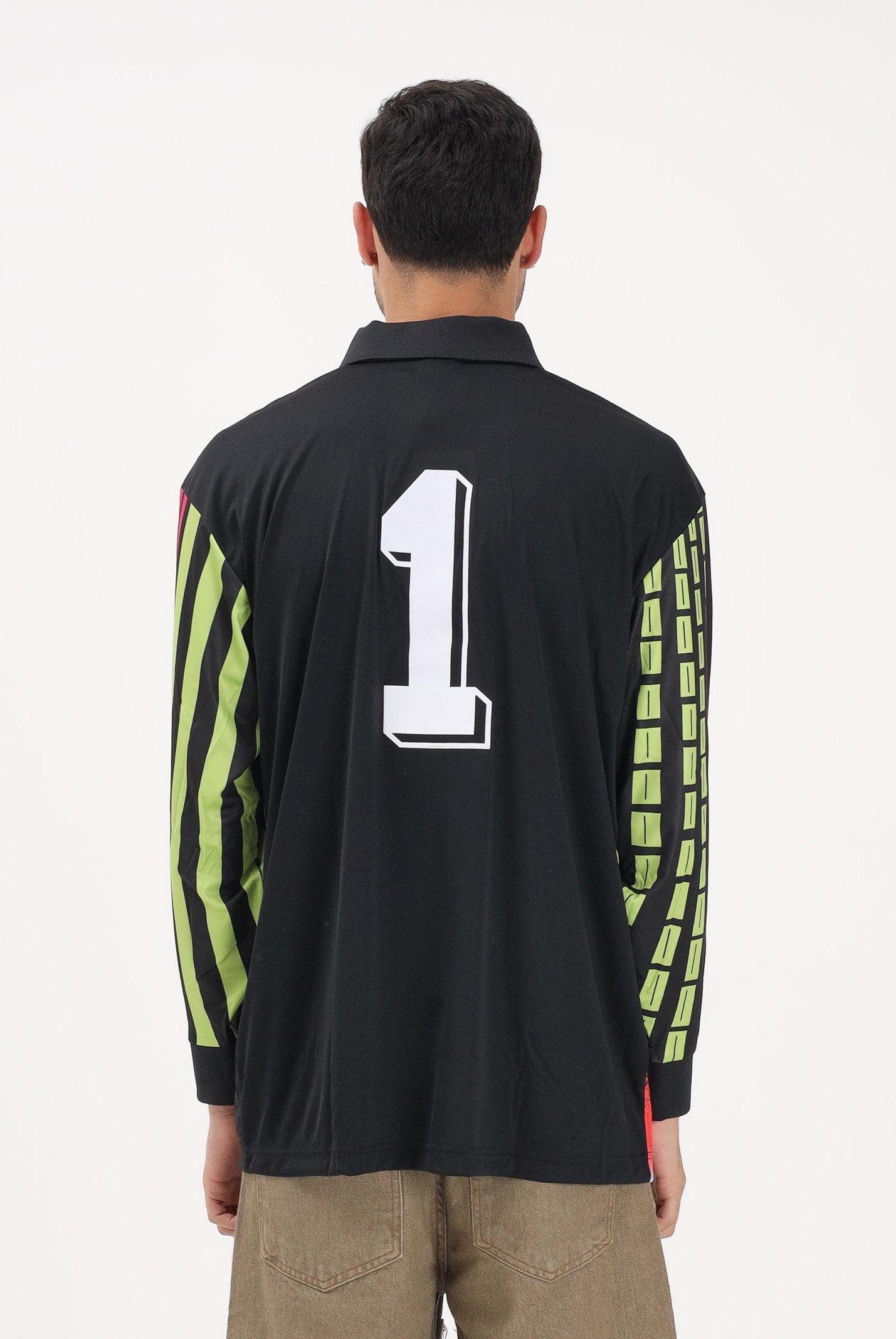 ADIDAS ORIGINALS Polo a manica lunga Archive Loose Goalkeeper Jersey multicolore per uomo e donna KD3816 . ADIDAS ORIGINALS