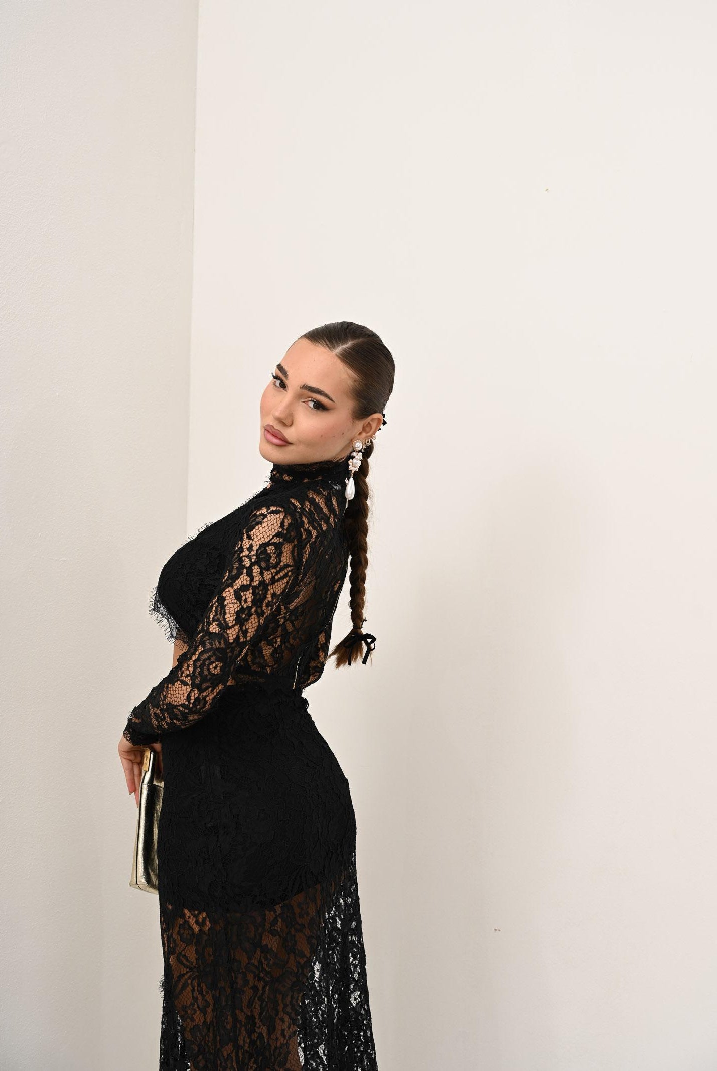 SANTAS Coordinato ÉTOILE NOIRE nero da donna PV2613 NE SANTAS