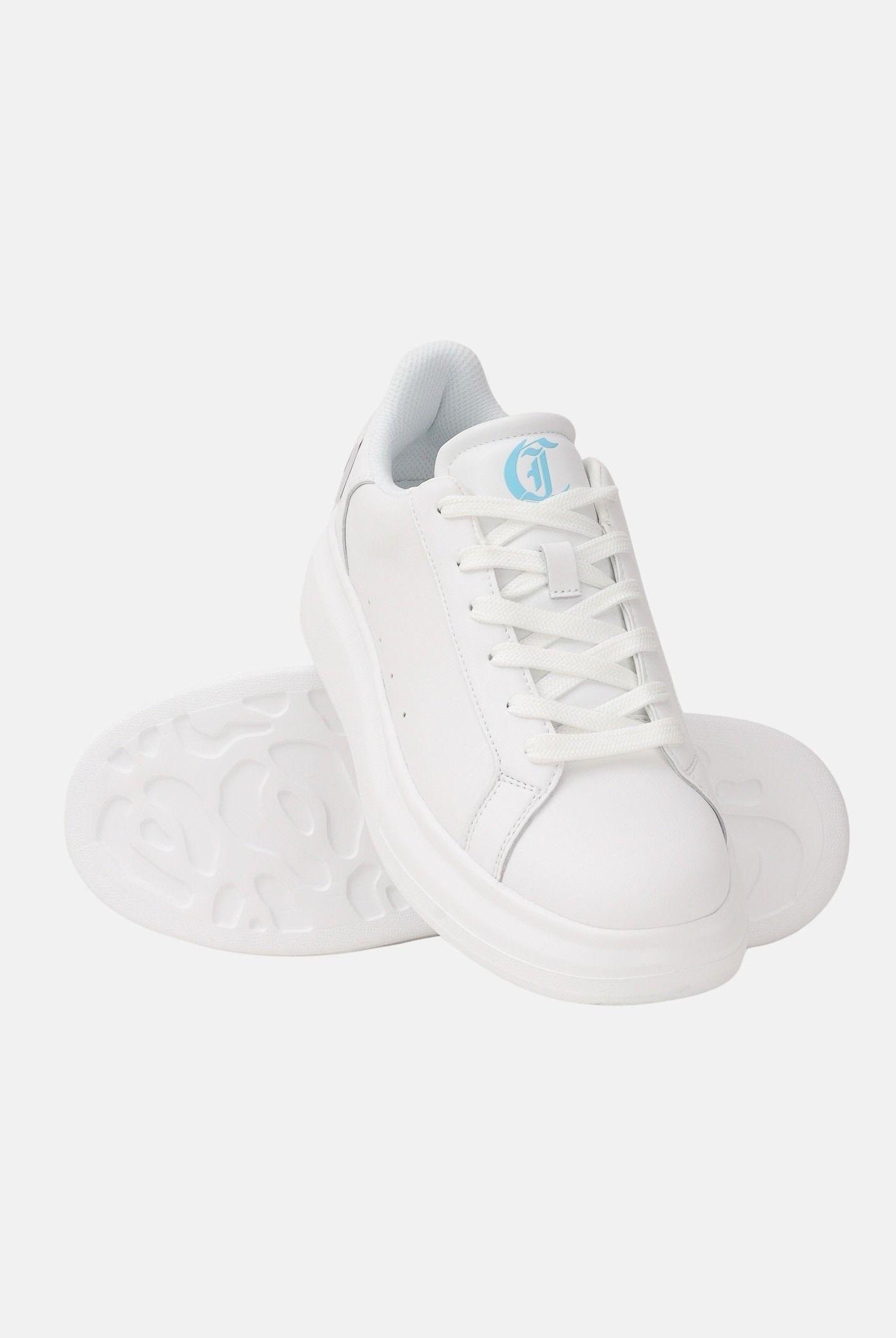 JUST CAVALLI Sneakers bianche da uomo con logo sul retro 80QA3SBDZPC18 003 JUST CAVALLI