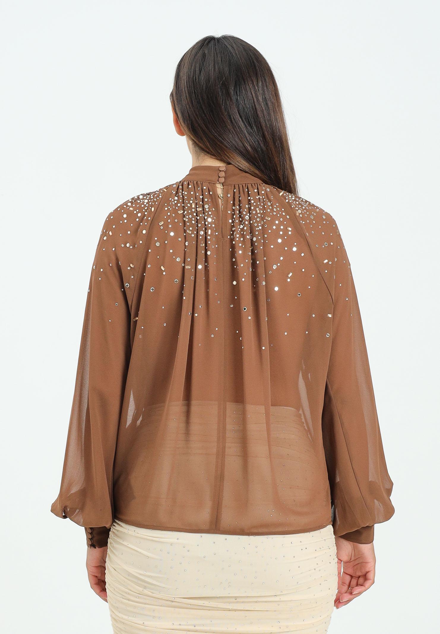 ALMA SANCHEZ Blusa Botes nocciola da donna AS2526030G 128 ALMA SANCHEZ