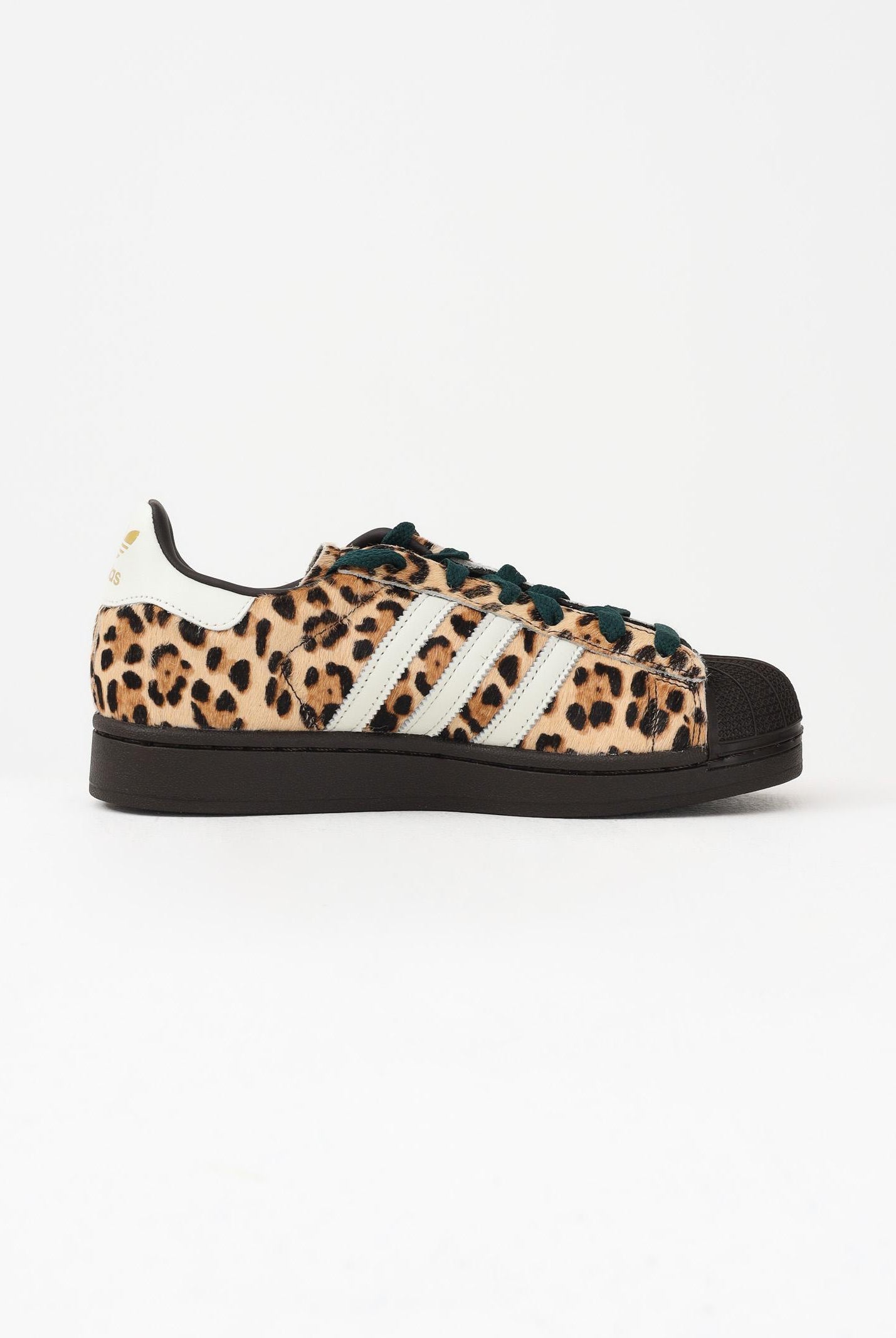 ADIDAS ORIGINALS Sneakers SUPERSTAR II leopardate e marroni per uomo e donna KI4203 . ADIDAS ORIGINALS