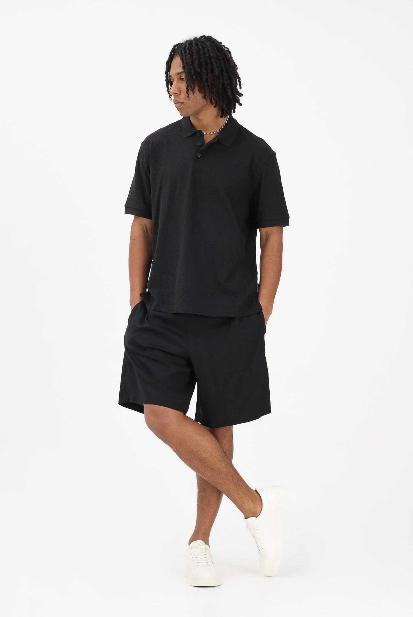 ARMANI EXCHANGE Shorts nero da uomo XM002299AF22715 UC001 ARMANI EXCHANGE