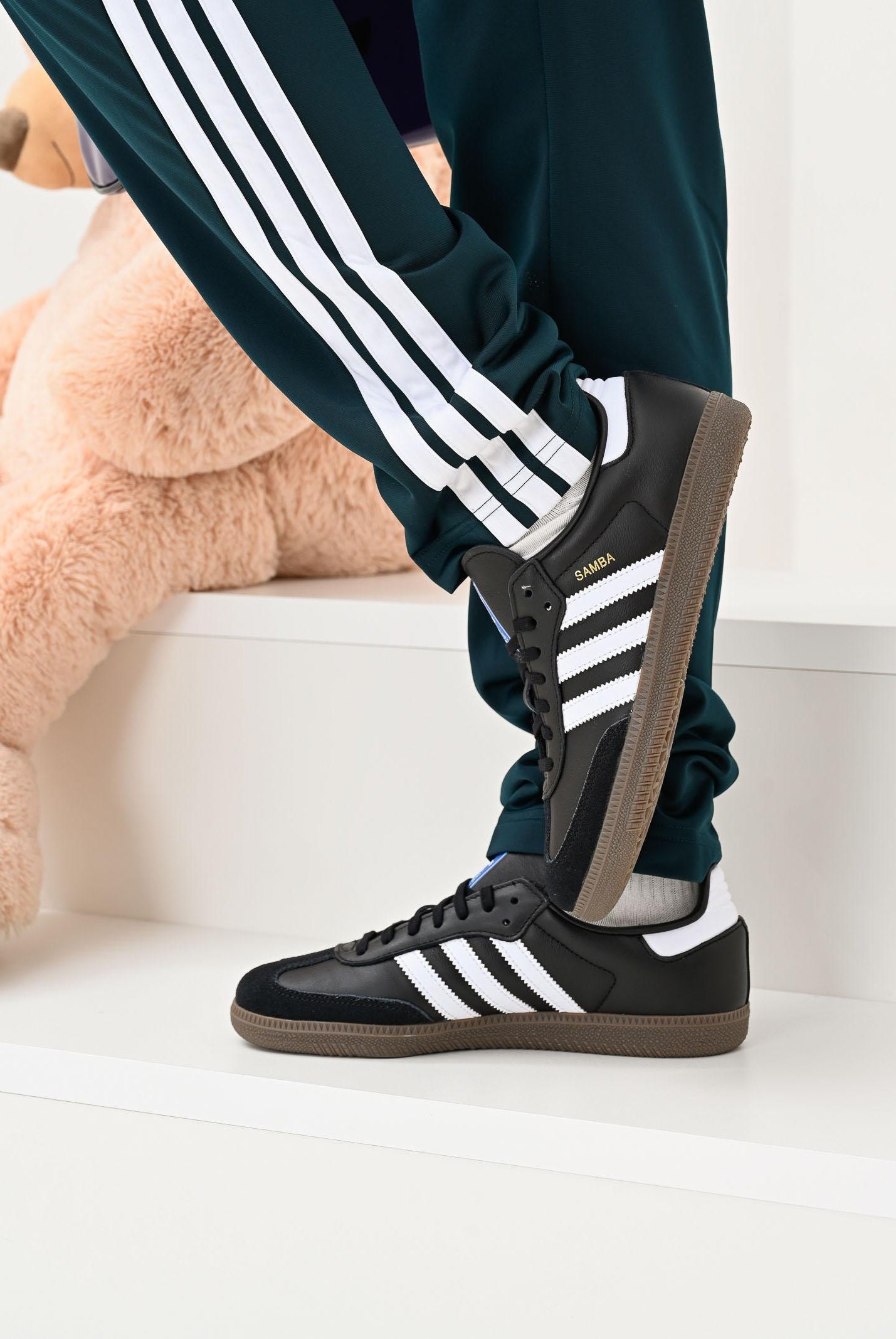 ADIDAS ORIGINALS Sneakers Samba OG nere per uomo e donna IE3676 ADIDAS ORIGINALS