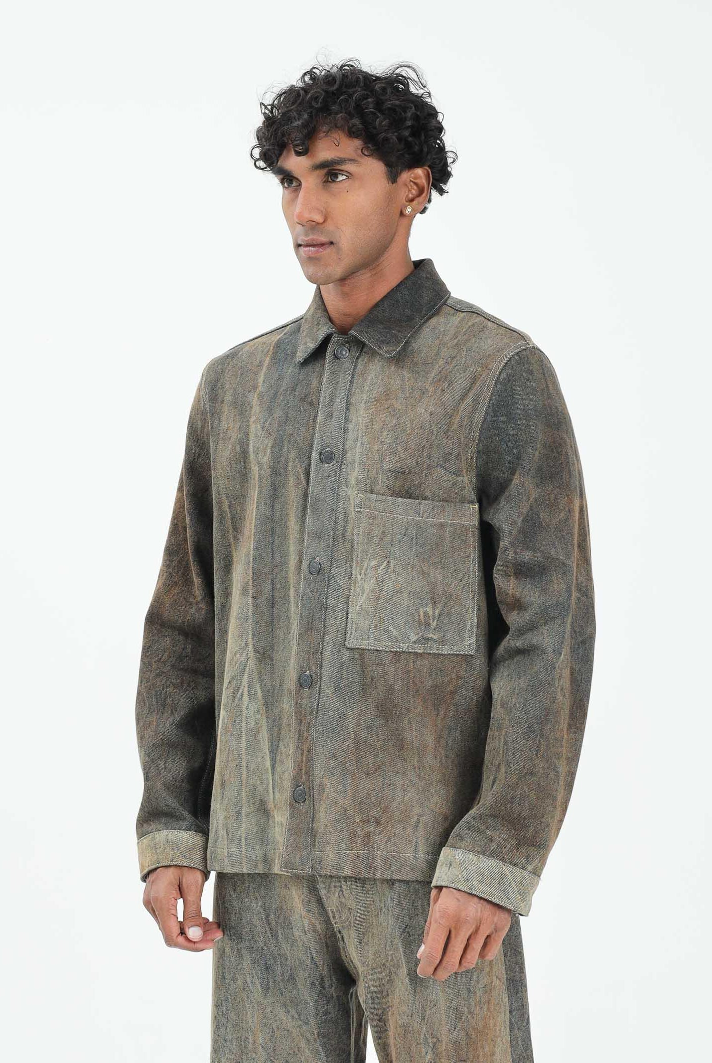 I'M BRIAN Camicia in denim vintage da uomo CA3457 0028 I'M BRIAN