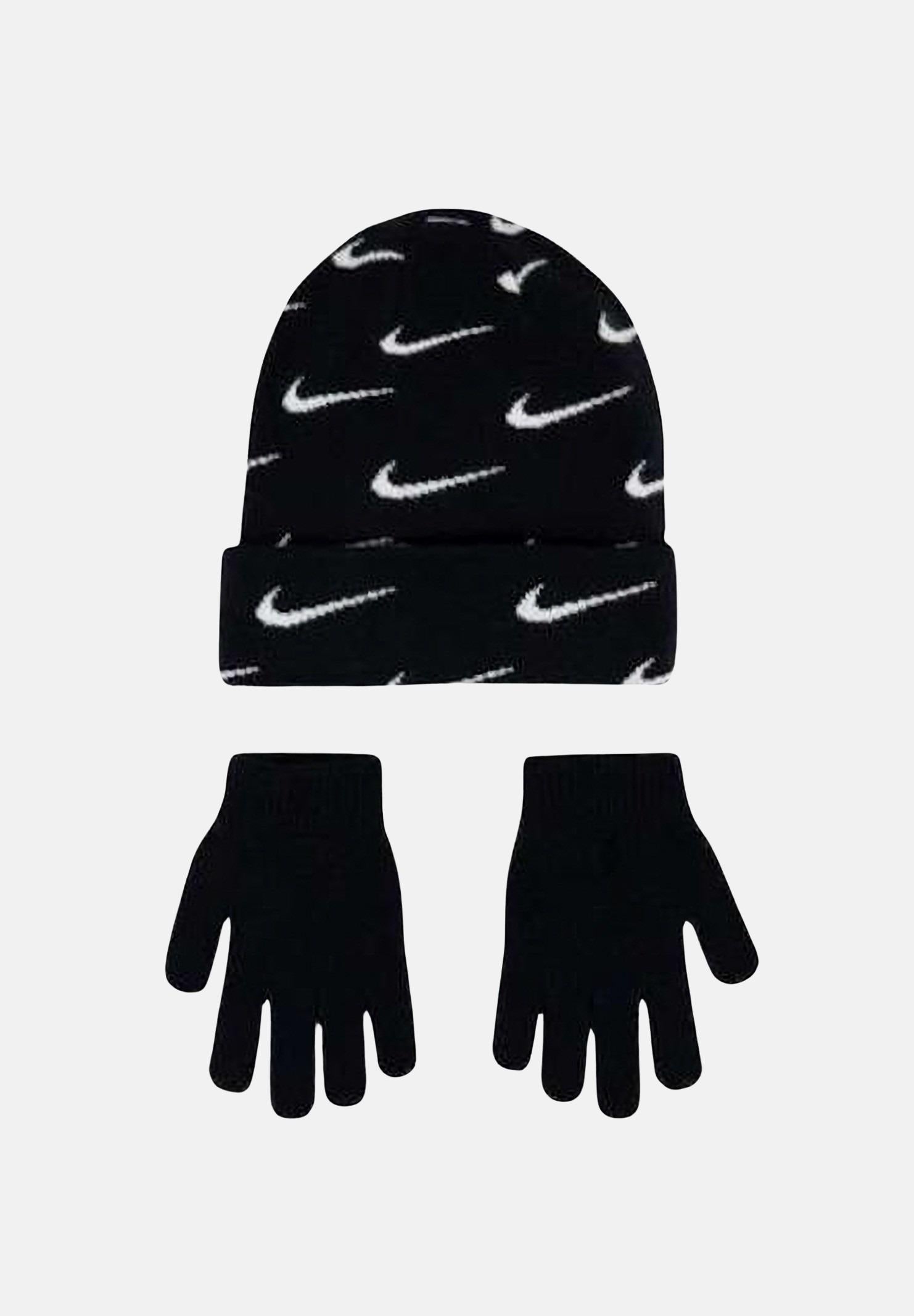 NIKE Set regalo Nike Swoosh Repeat nero da bambina 9A2988 023 NIKE