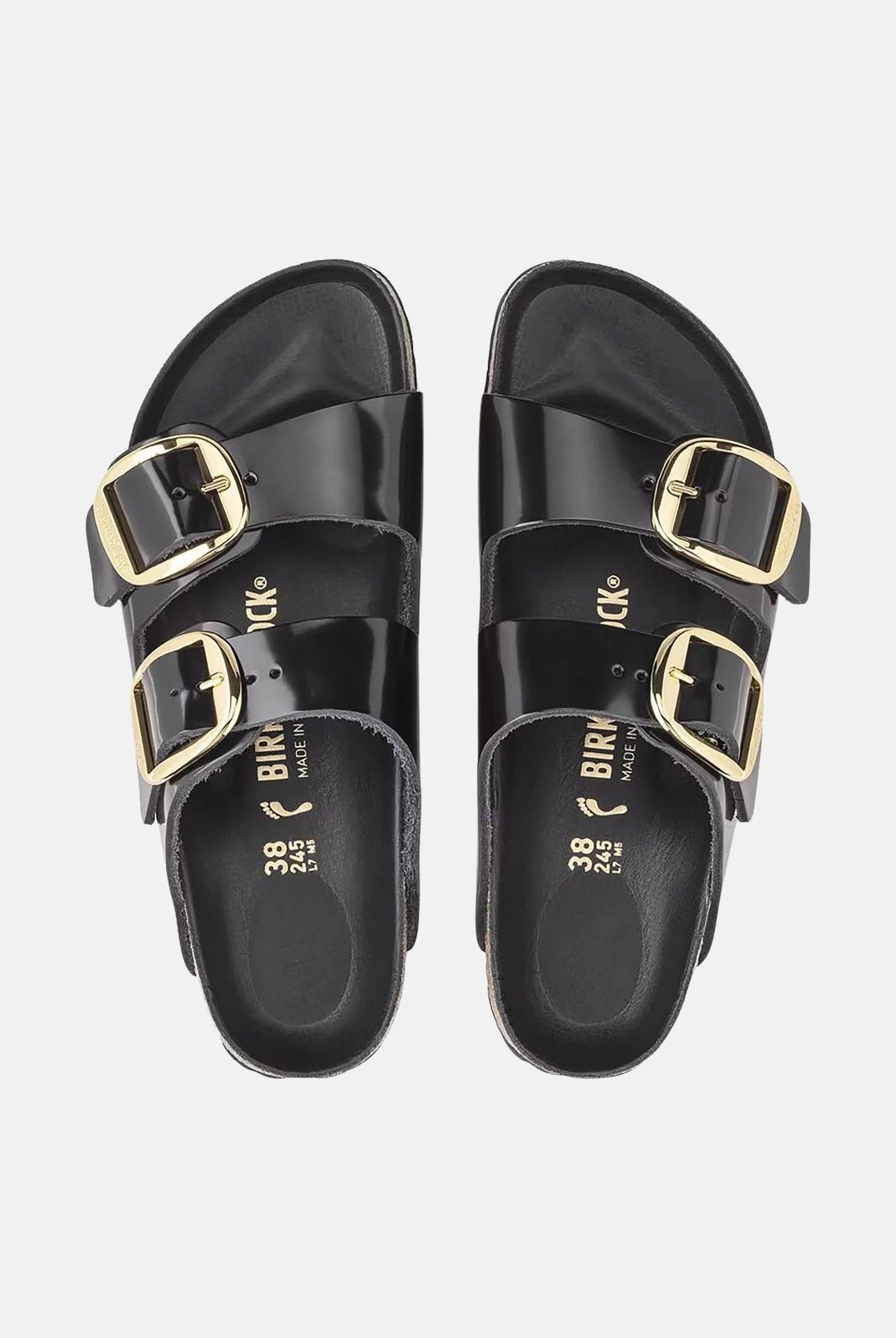 BIRKENSTOCK Ciabatte Arizona Big Buckle nere da donna 1021476 . BIRKENSTOCK