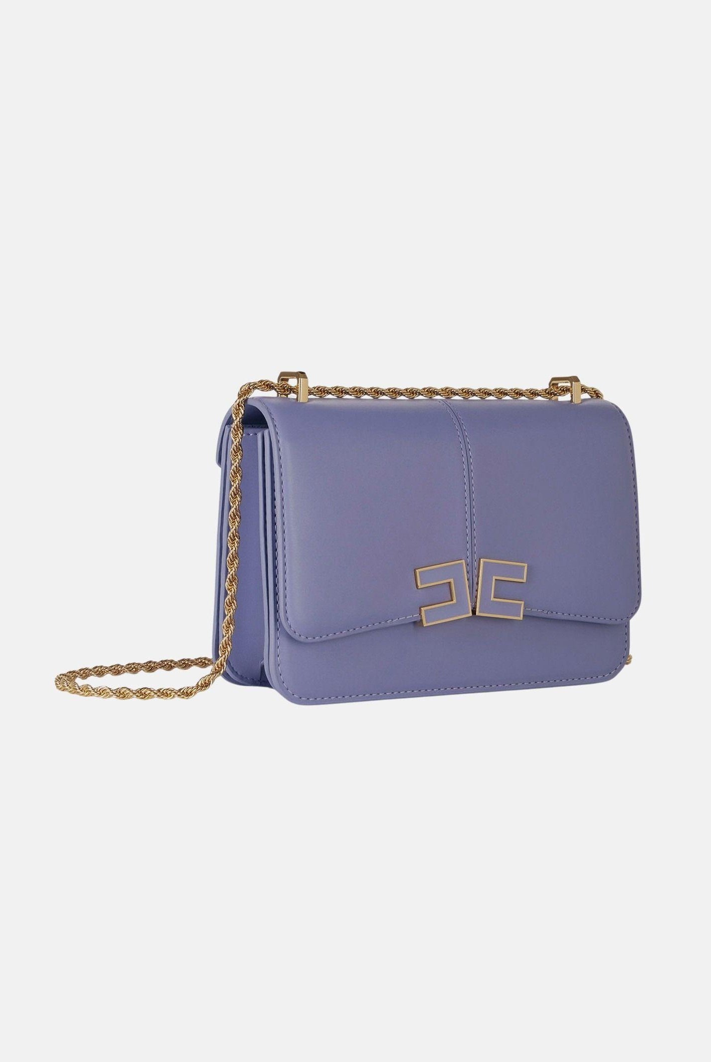 ELISABETTA FRANCHI Borsa a tracolla lilla da donna con logo BS91A61E2 EV7 ELISABETTA FRANCHI