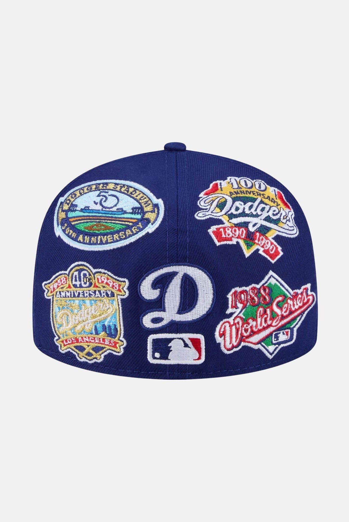 NEW ERA Cappello con visiera Los Angeles Dodgers MLB All Over Team 59FIFTY blu da uomo 60803415 . NEW ERA