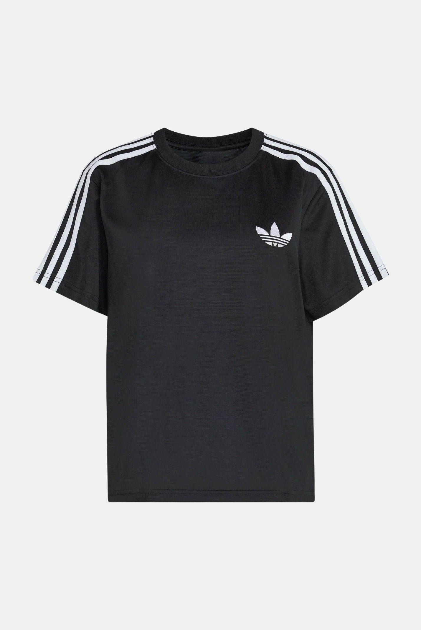 ADIDAS ORIGINALS T-shirt a manica corta FIREBIRD nera da donna KD5574 . ADIDAS ORIGINALS