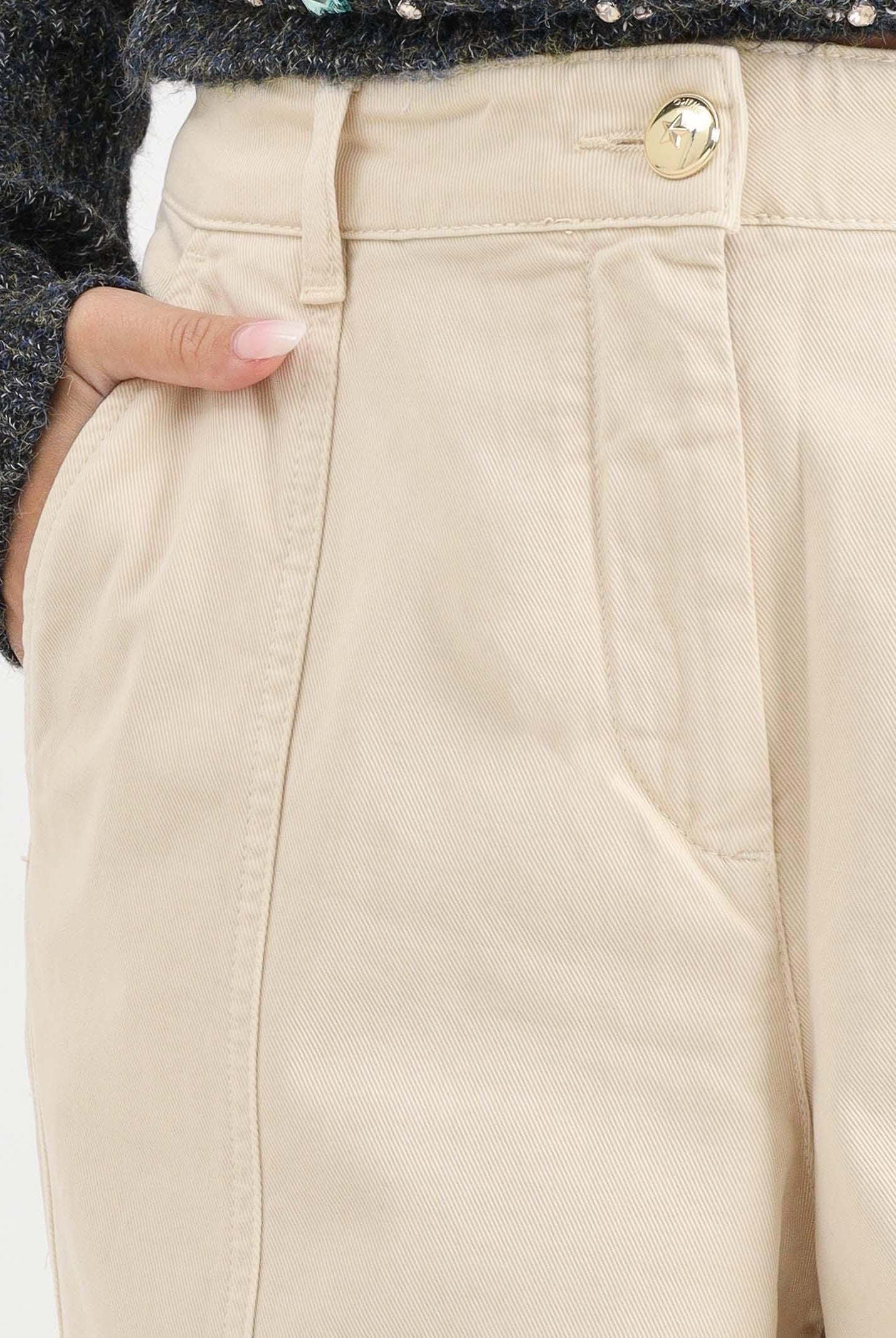 PINKO Pantalone balloon beige da donna 105533A2QU C27 PINKO