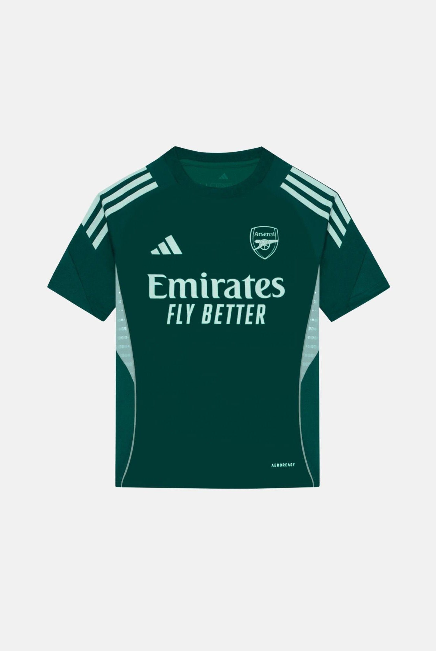ADIDAS ORIGINALS T-shirt a manica corta Third 23/24 Arsenal FC verde da bambino KB1831 . ADIDAS ORIGINALS