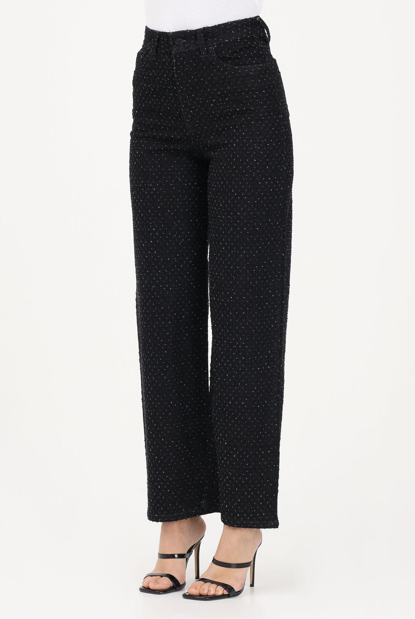 ARMANI EXCHANGE Jeans in denim nero da donna con micro strass XW000100AF18855 MC329 ARMANI EXCHANGE