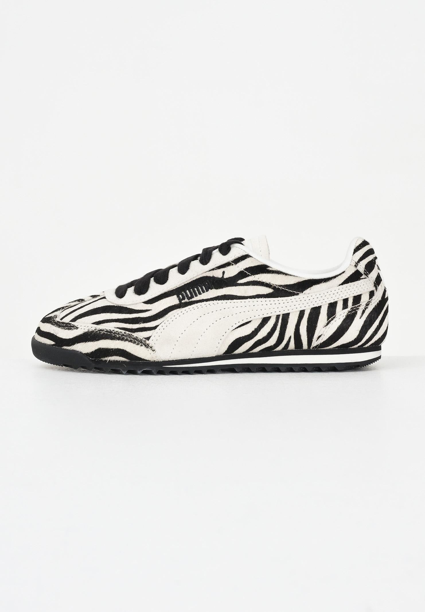 PUMA Sneakers Arizona Zebra bianca e nera da donna 404398 01 PUMA
