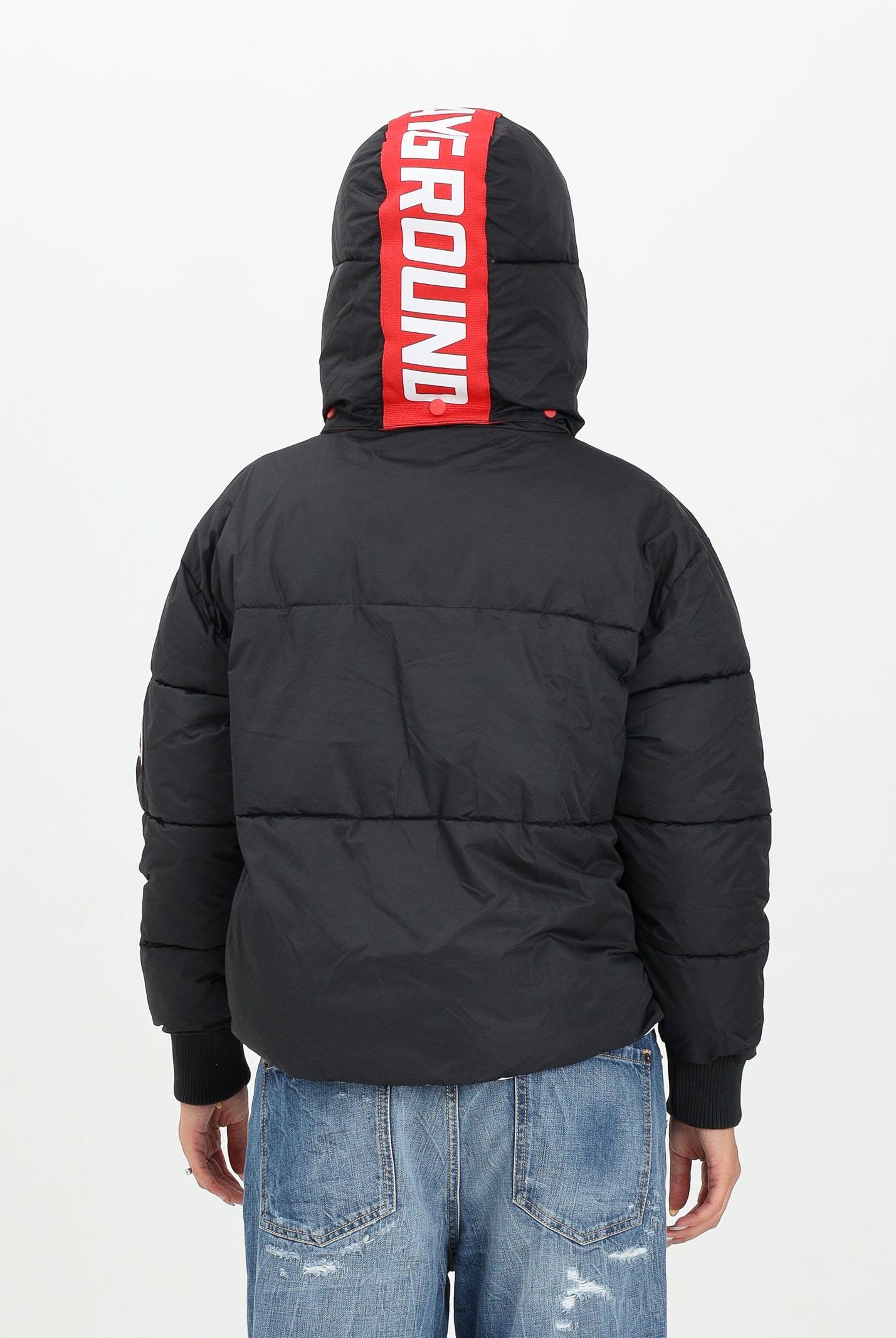 SPRAYGROUND Piumino CROP DOWN JACKET nero da donna SP275BLK . SPRAYGROUND