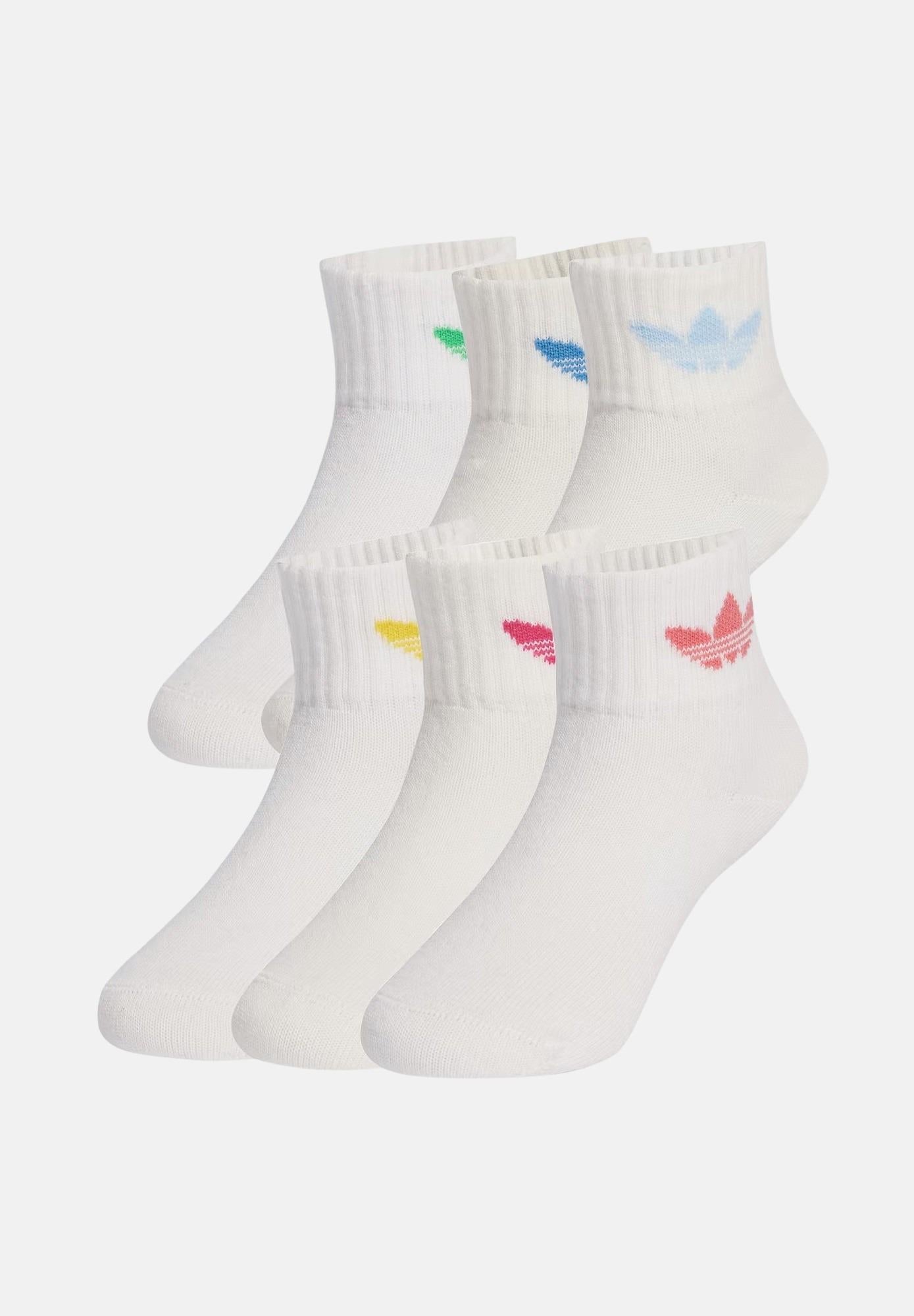 ADIDAS ORIGINALS Calzini (6 paia) bianchi da bambina JC8541 ADIDAS ORIGINALS