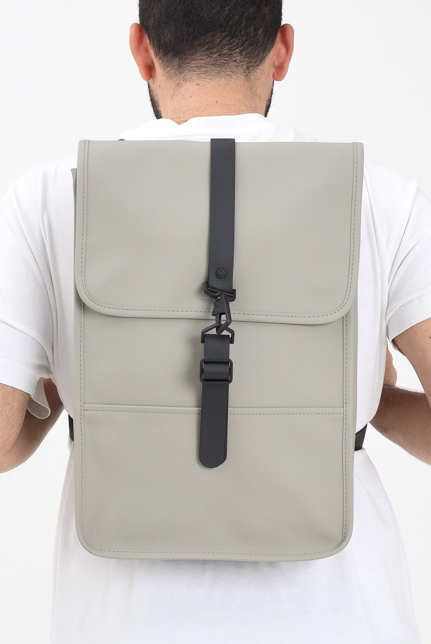 RAINS Zaino Puffed Backpack Mini verde per uomo e donna RA13020 DFT RAINS