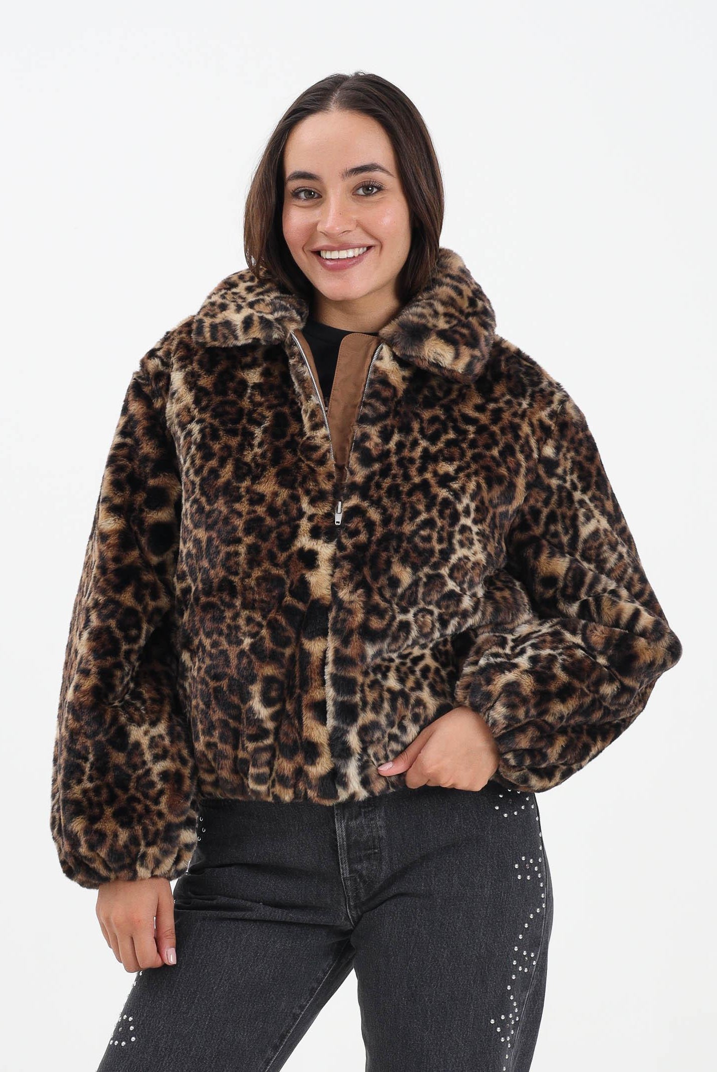 LEVI'S® Pellicciotto Sherpa Elle animalier da donna 0050B-0000 LEVI'S®