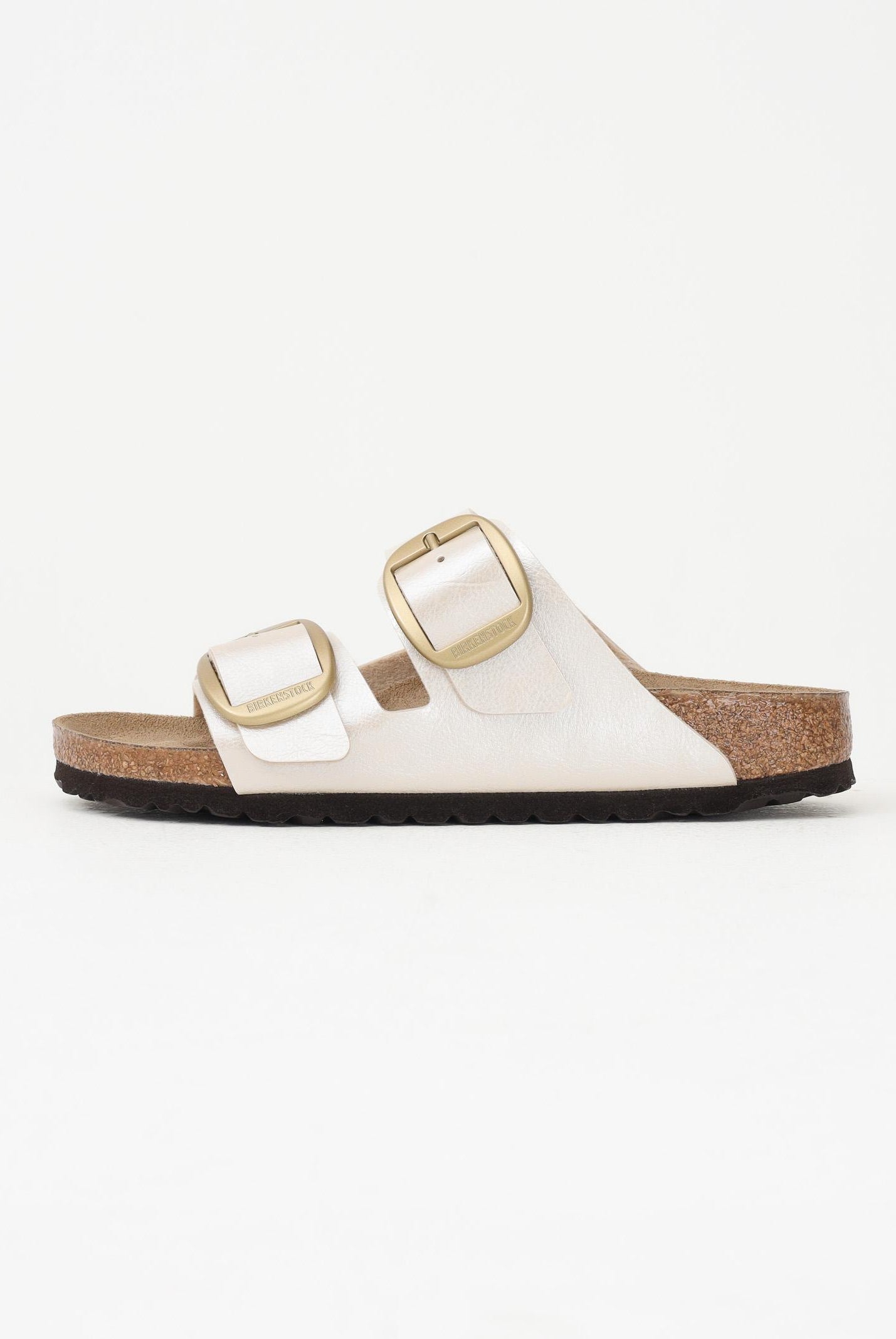 BIRKENSTOCK Ciabatte Arizona Big Buckle Birko-Flor bianco perla da donna 1020021 . BIRKENSTOCK