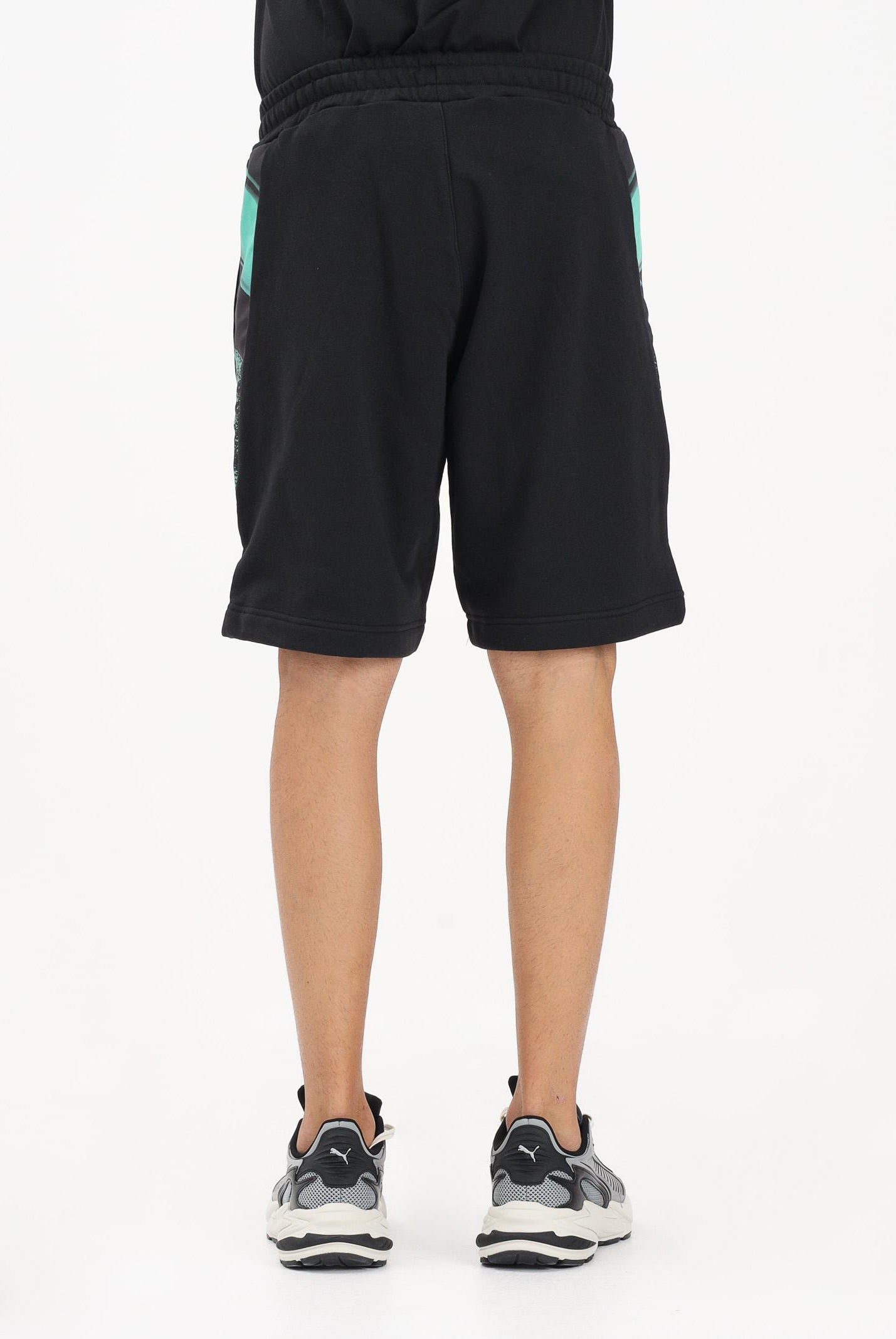 AUSTRALIAN Shorts sportivo Brush nero da uomo ARUSH0013BRUS01 003 AUSTRALIAN