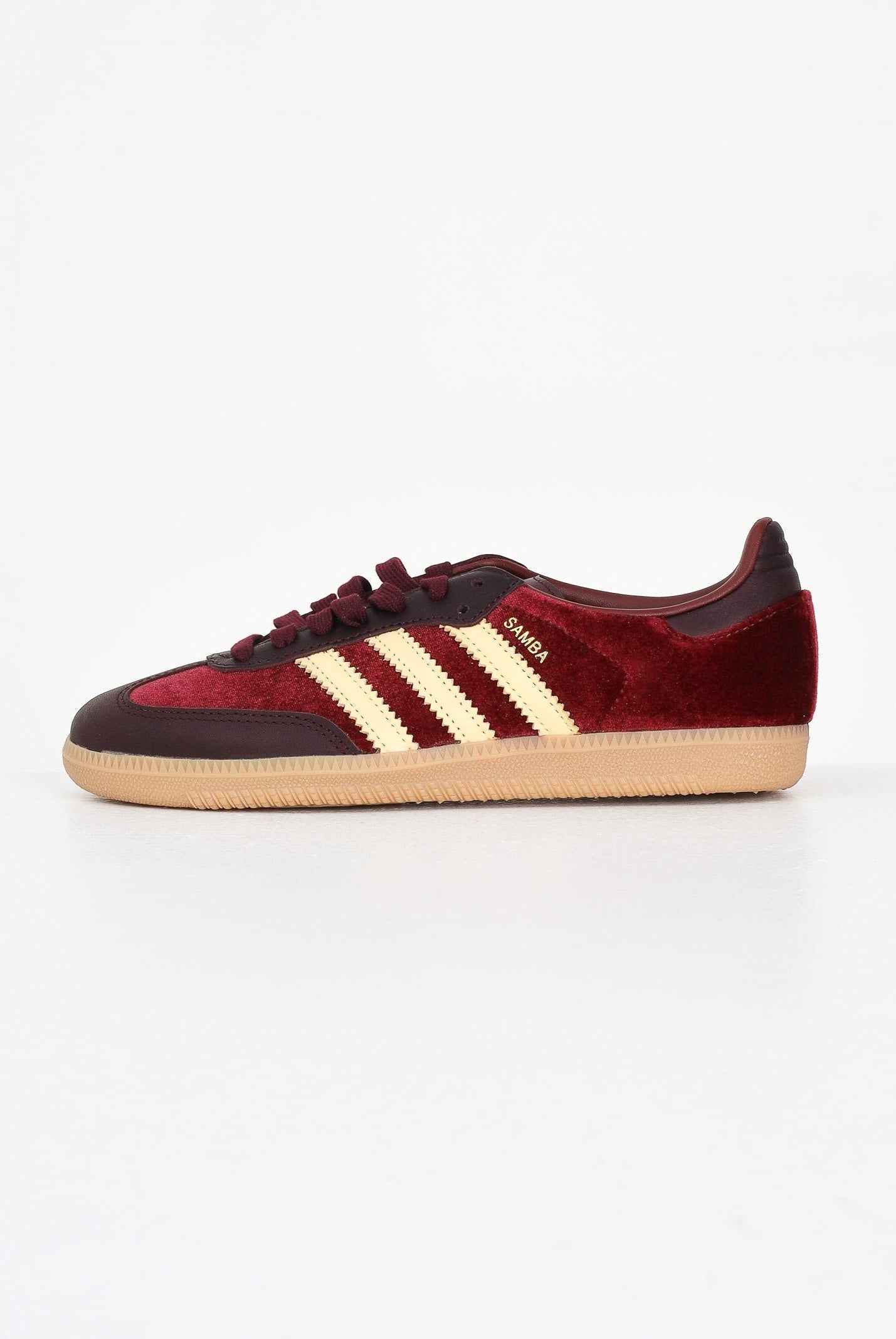 ADIDAS ORIGINALS Sneakers Samba Og bordeaux da donna in velluto JS1394 . ADIDAS ORIGINALS