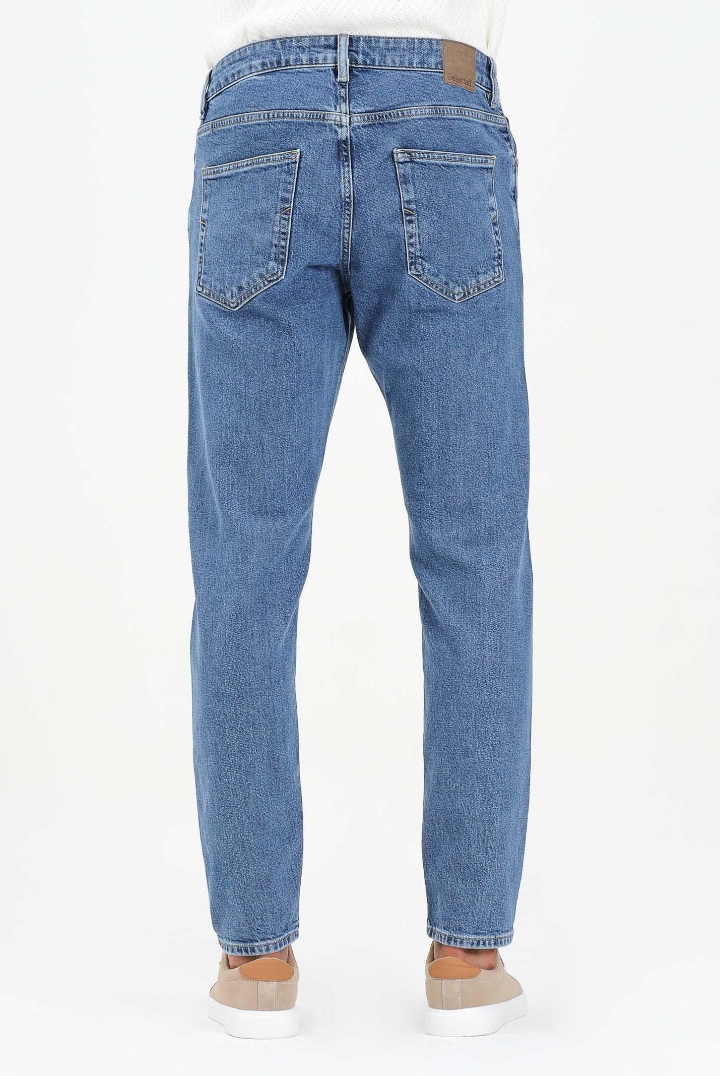 SELECTED HOMME Jeans in denim blu medio da uomo 16098202 MediumBlueDen SELECTED HOMME