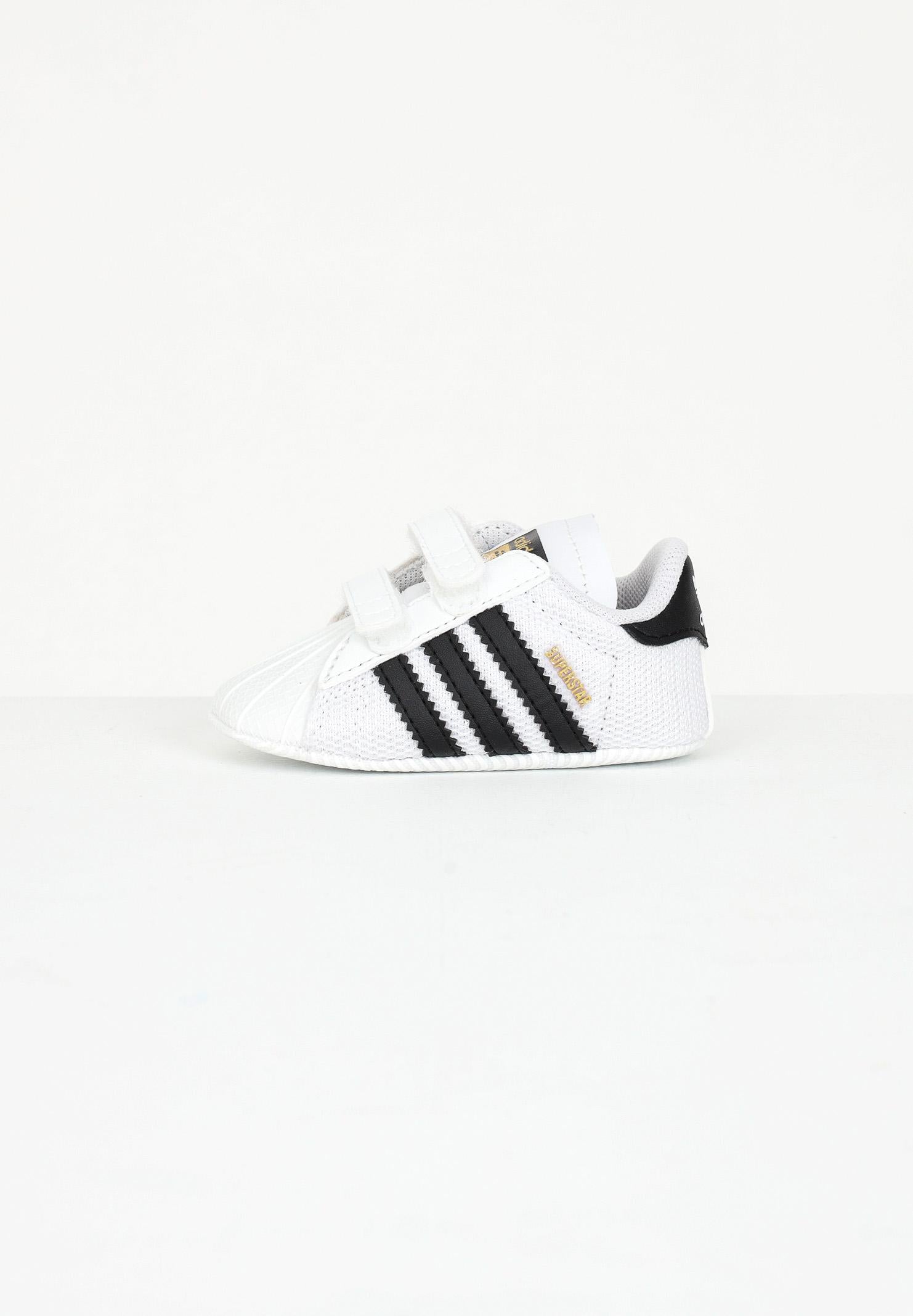 ADIDAS ORIGINALS Scarpe da culla Superstar bianche da neonato S79916 . ADIDAS ORIGINALS