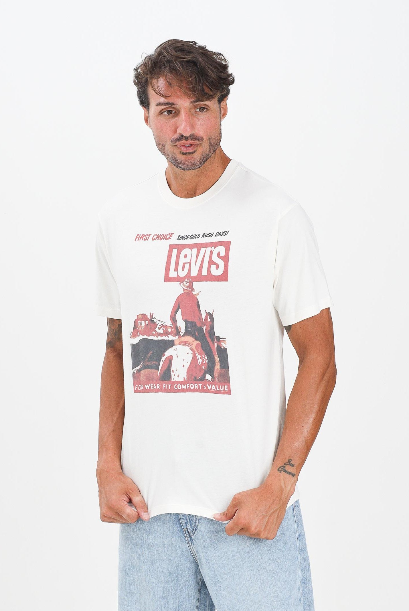 LEVI'S® T-shirt a manica corta Vintage panna da uomo 87373-0228 LEVI'S®