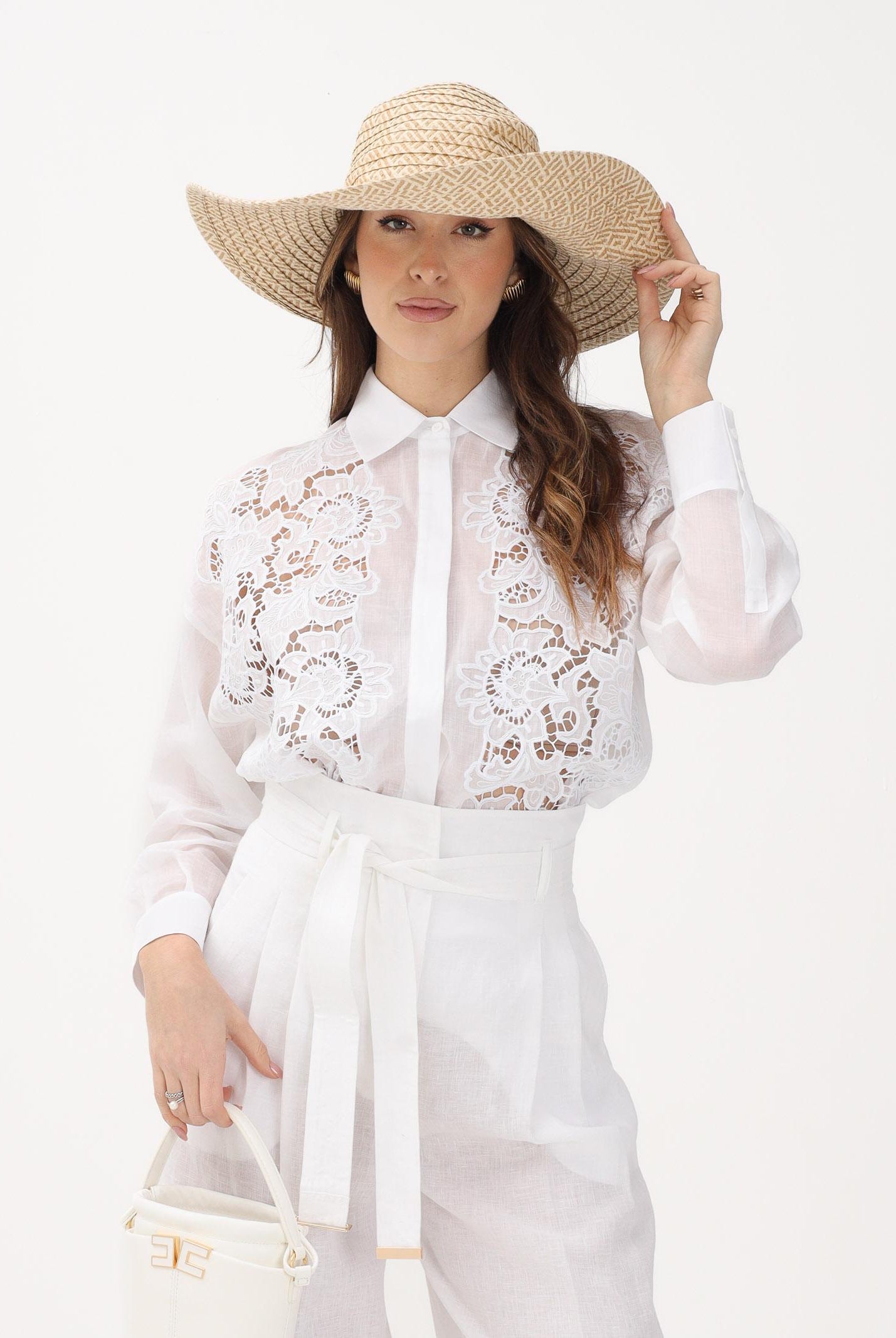 MAX MARA Camicia a manica lunga MSTCALI bianca da donna 2616111012600 031 MAX MARA