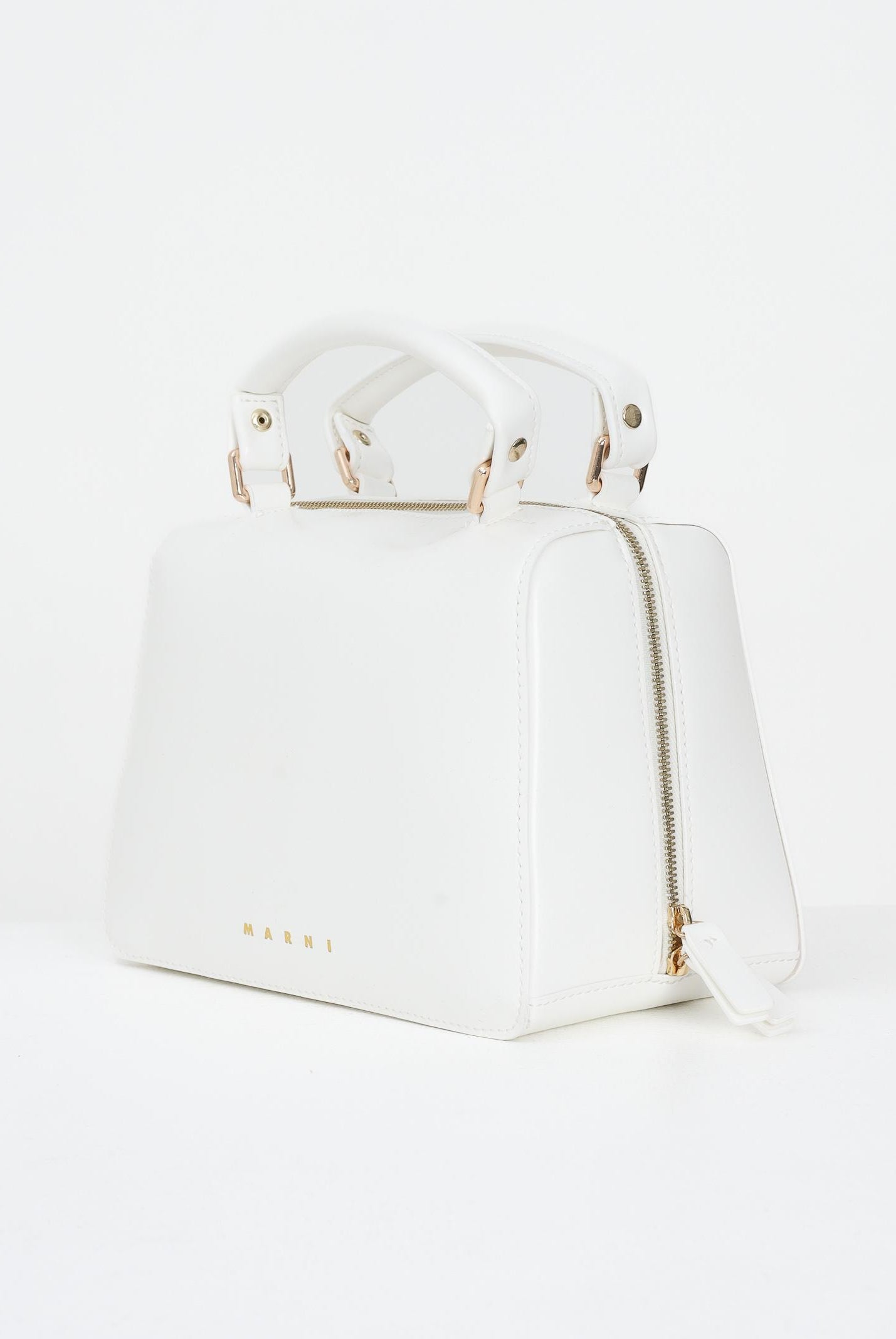 MARNI Borsa a mano bianca da donna con logo M01608M00TK 0M114 MARNI