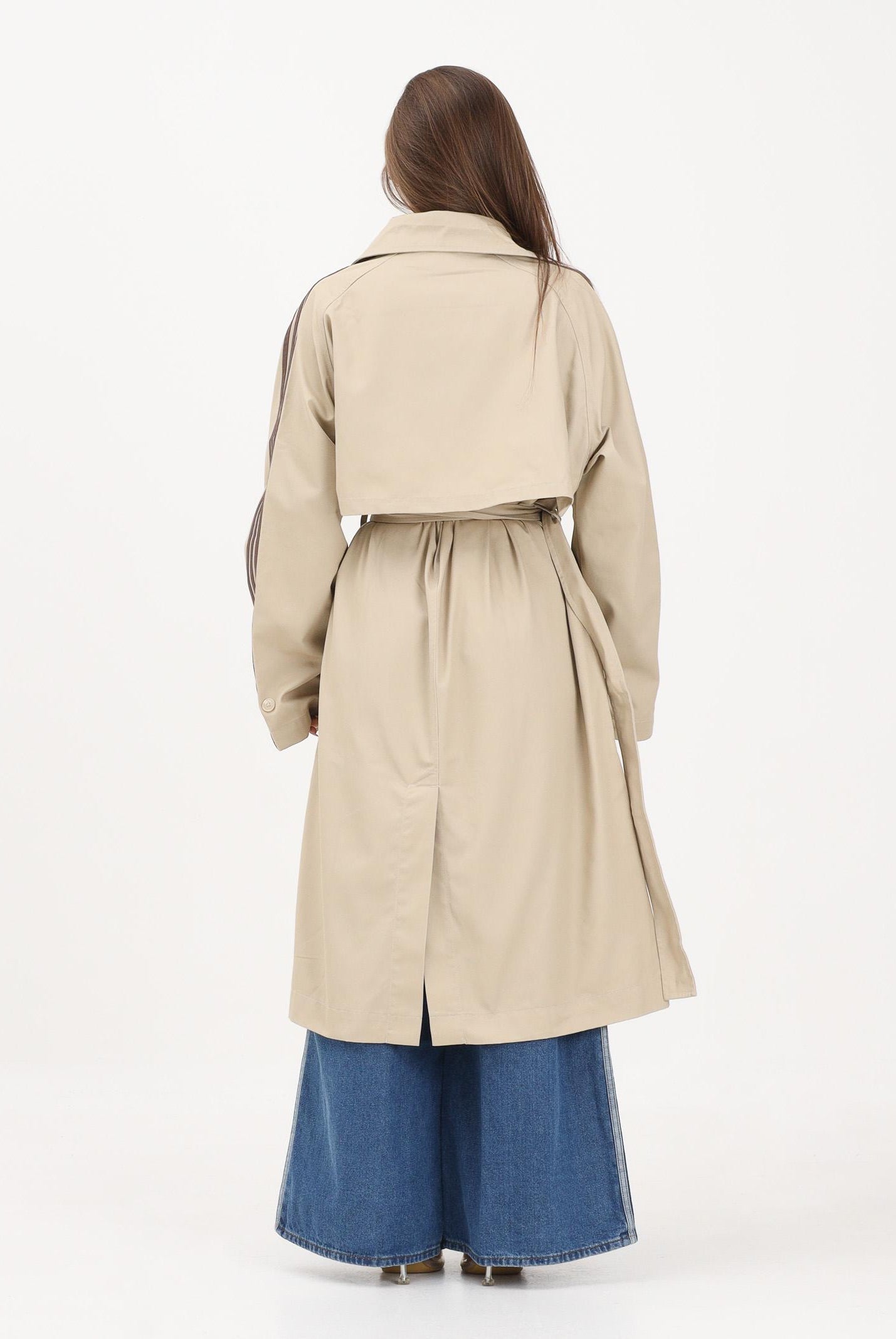 ADIDAS ORIGINALS Trench TWILL beige da donna KD3734 . ADIDAS ORIGINALS