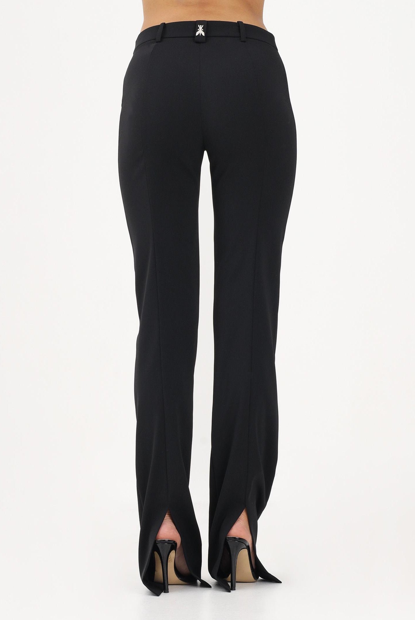 PATRIZIA PEPE Pantalone elegante nero da donna in crêpe 8P0781A6F5 K103 PATRIZIA PEPE