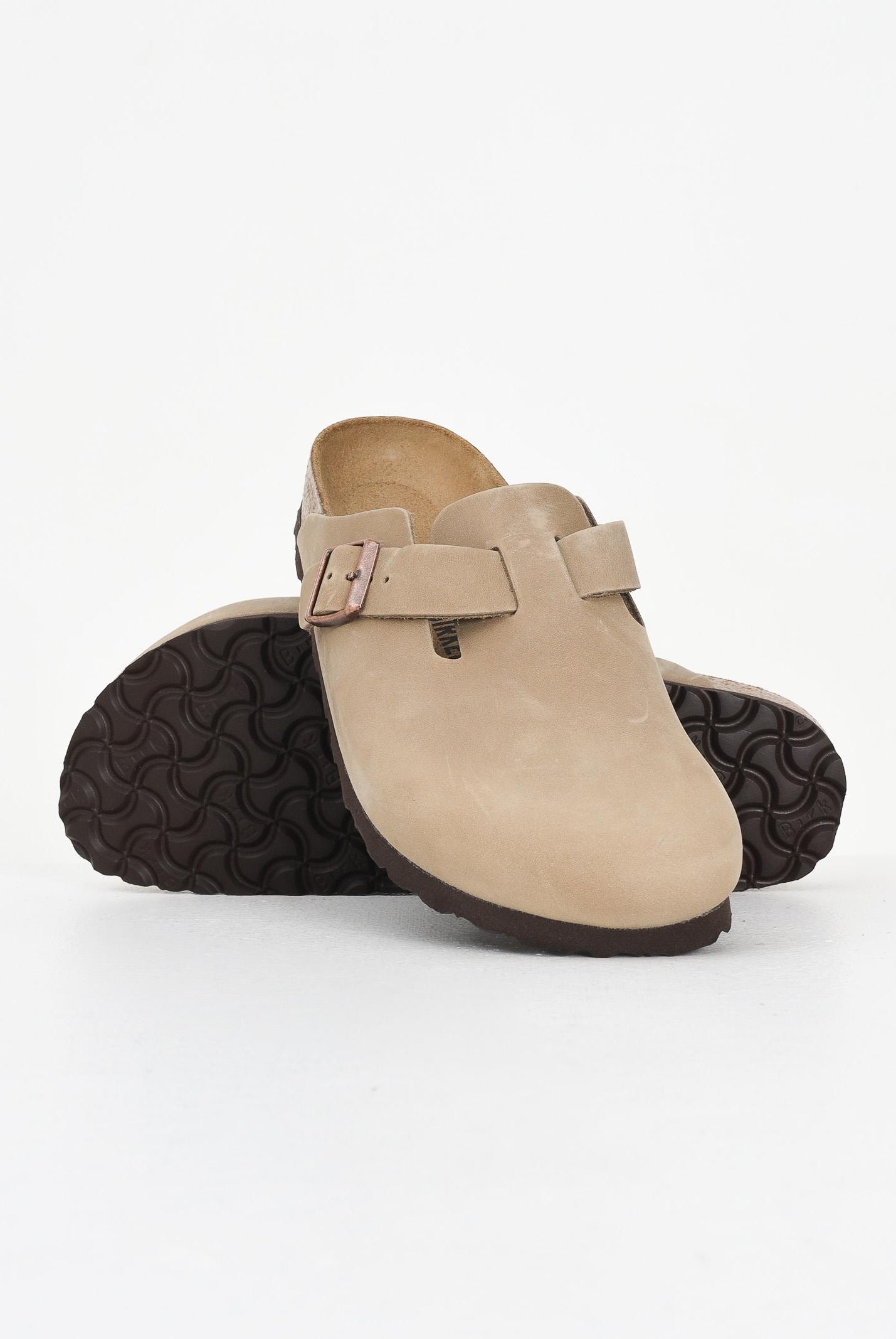 BIRKENSTOCK Ciabatte Boston tabacco brown per uomo e donna 960813 . BIRKENSTOCK