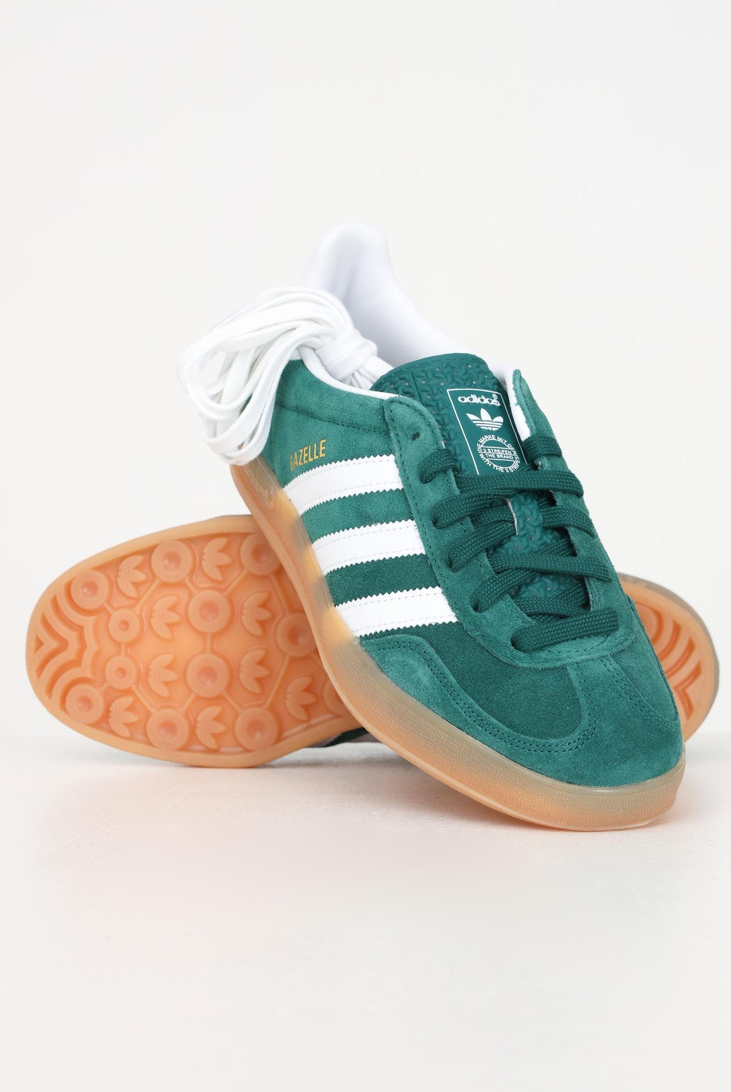 ADIDAS ORIGINALS Sneakers Gazelle Indoor verdi per uomo e donna JI2062 . ADIDAS ORIGINALS