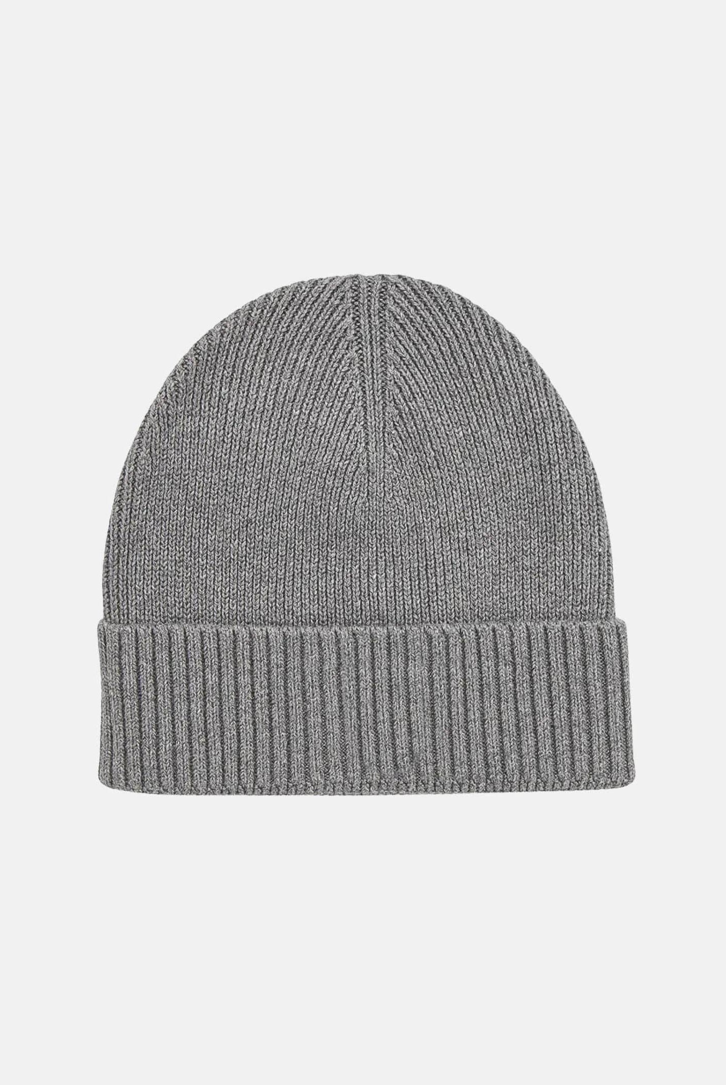 TOMMY HILFIGER Berretto grigio per uomo e donna con logo AM0AM12796 PKH TOMMY HILFIGER