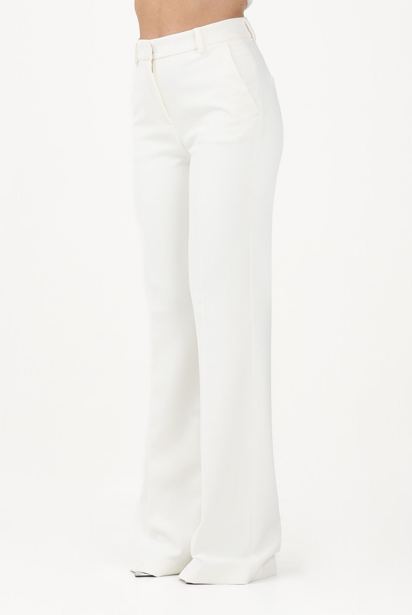 ALMA SANCHEZ Pantalone elegante Mayara bianco da donna AS26011TC MI ALMA SANCHEZ