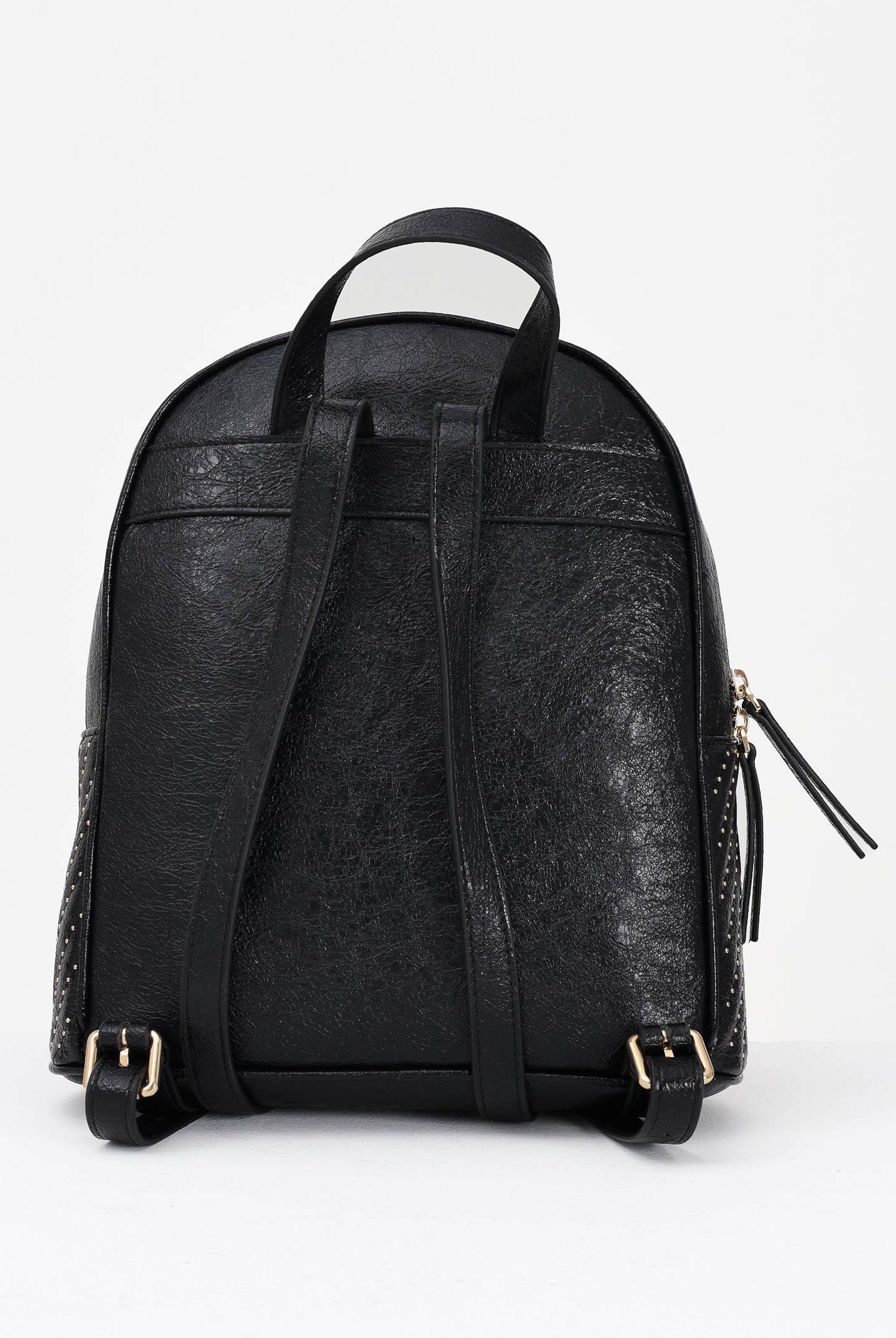 RICHMOND Zaino nero da donna con lavorazione trapuntata e micro borchie RWA25238ZA BL RICHMOND