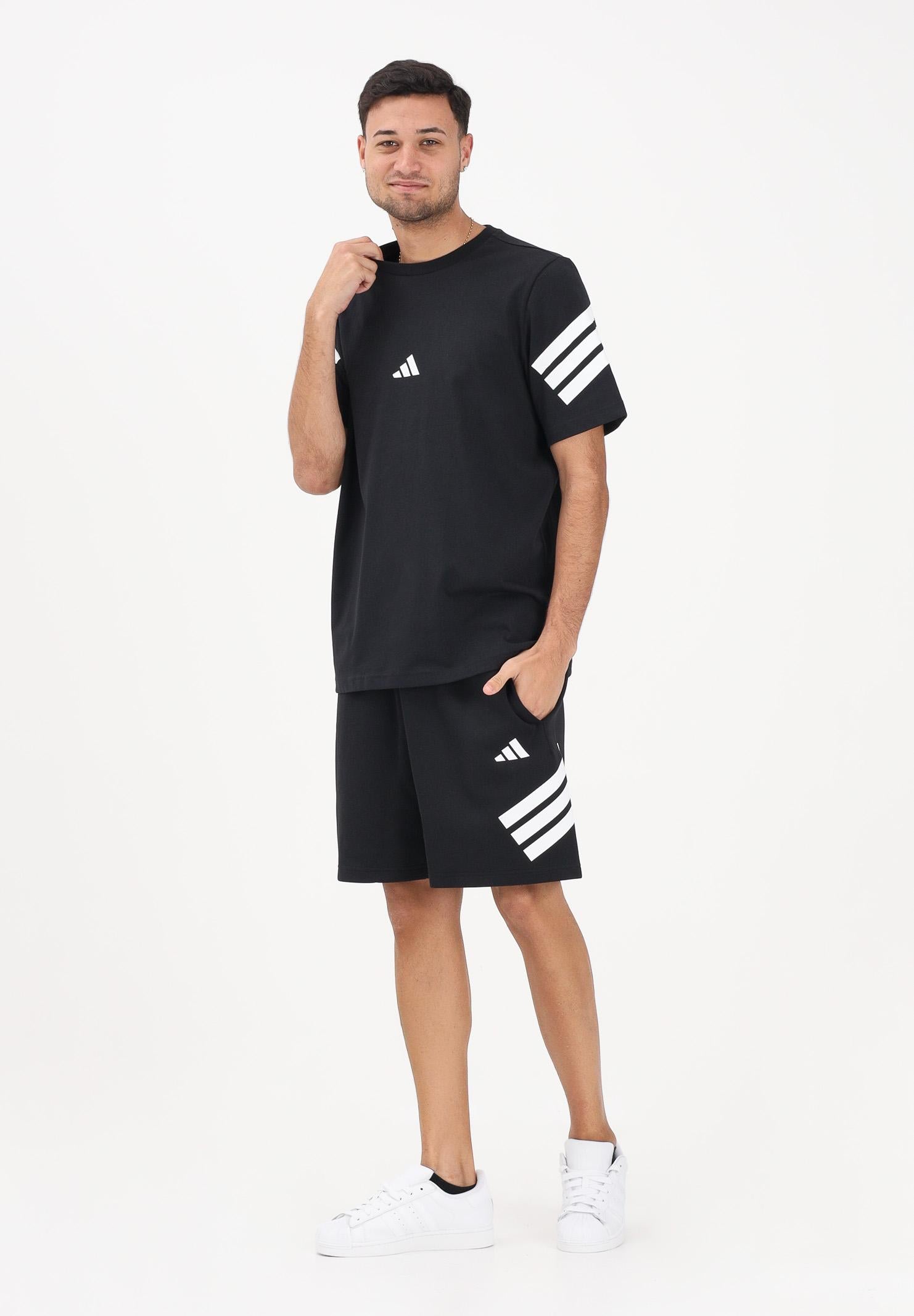 ADIDAS PERFORMANCE Shorts sportivo Future Icons 3-Stripes nero da uomo JD4884 . ADIDAS PERFORMANCE