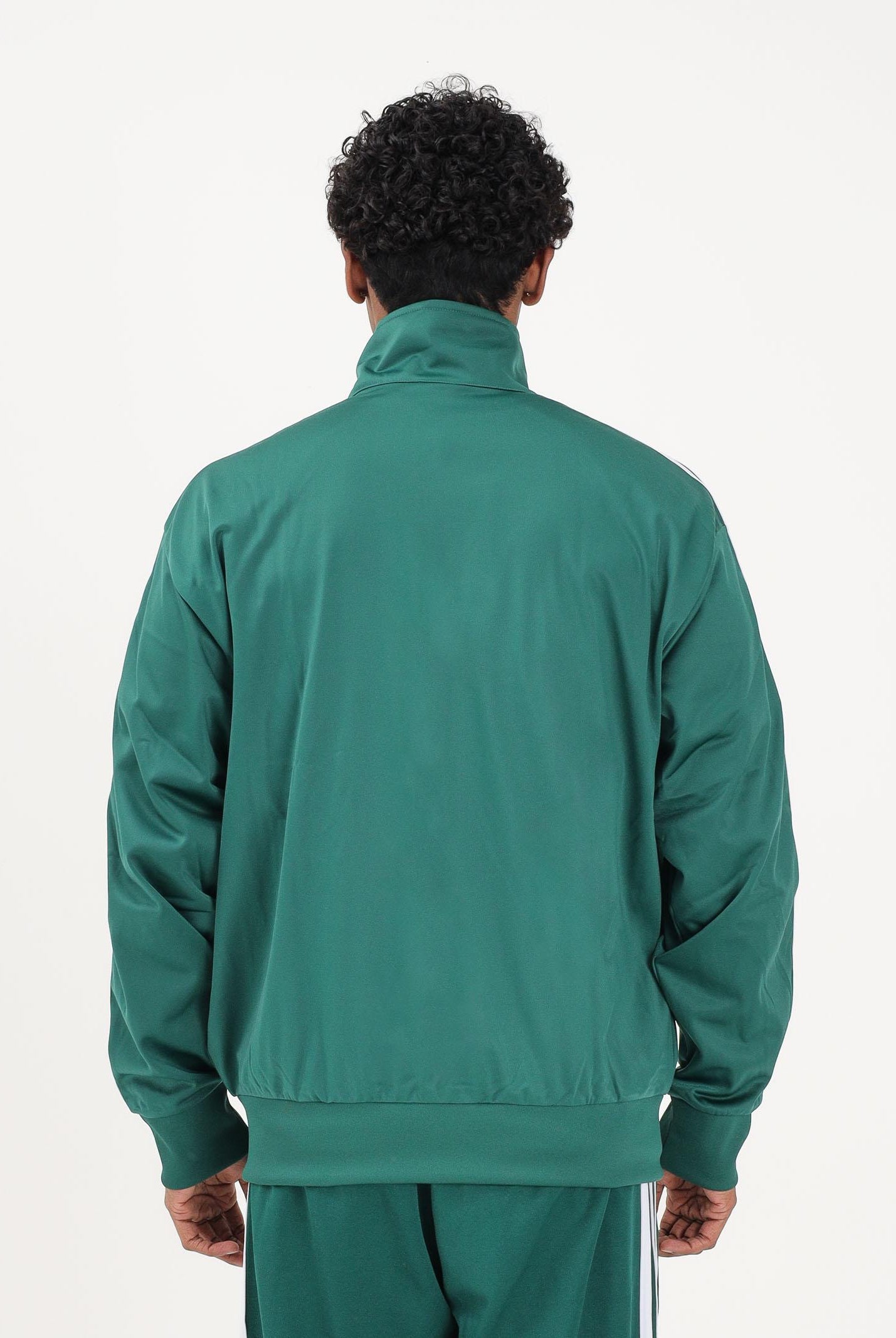 ADIDAS ORIGINALS Felpa con zip FIREBIRD verde da uomo KD8314 . ADIDAS ORIGINALS